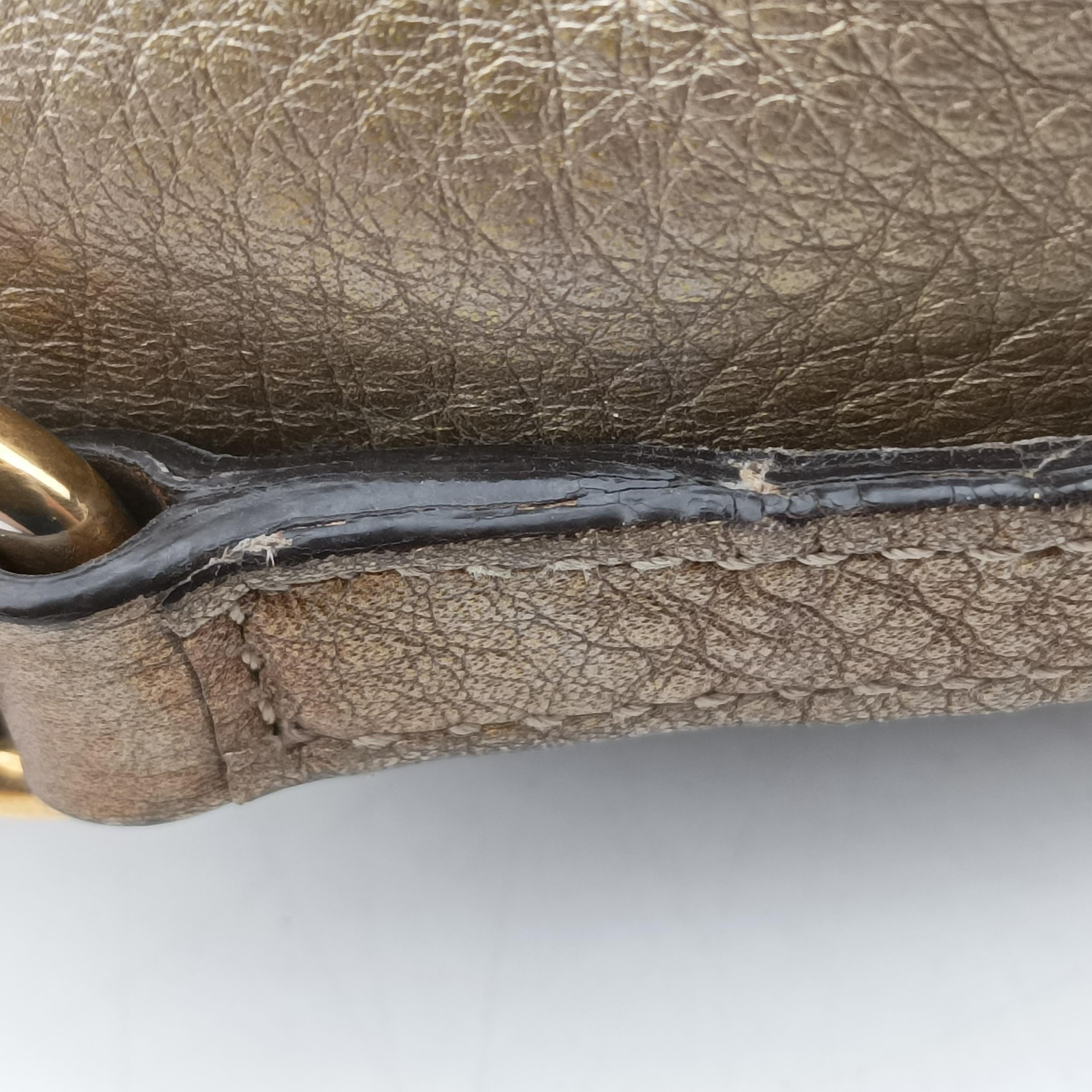 Pre-owned Gucci Soho Golden Leather 308364 shoulderbag | stylenewstar