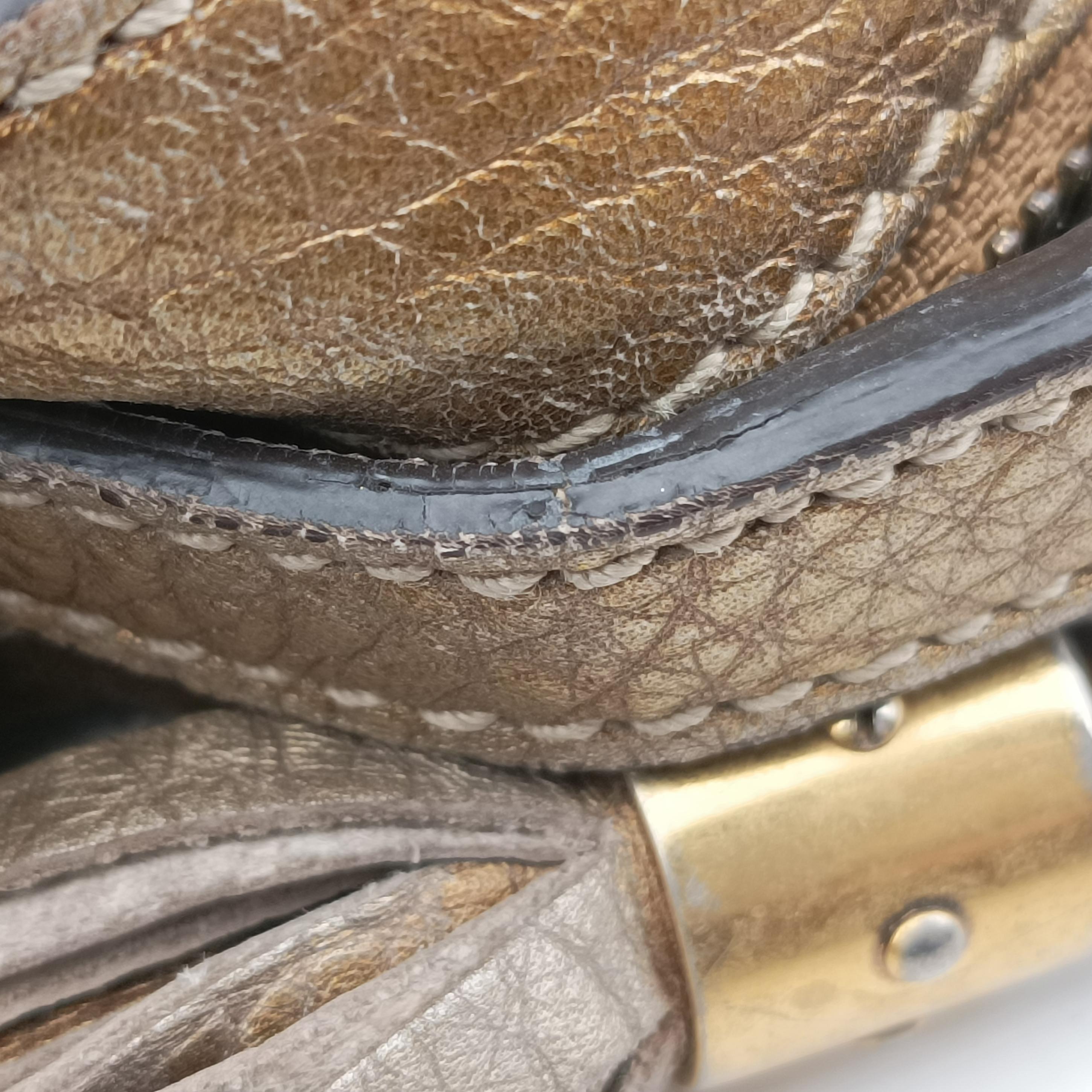 Pre-owned Gucci Soho Golden Leather 308364 shoulderbag | stylenewstar