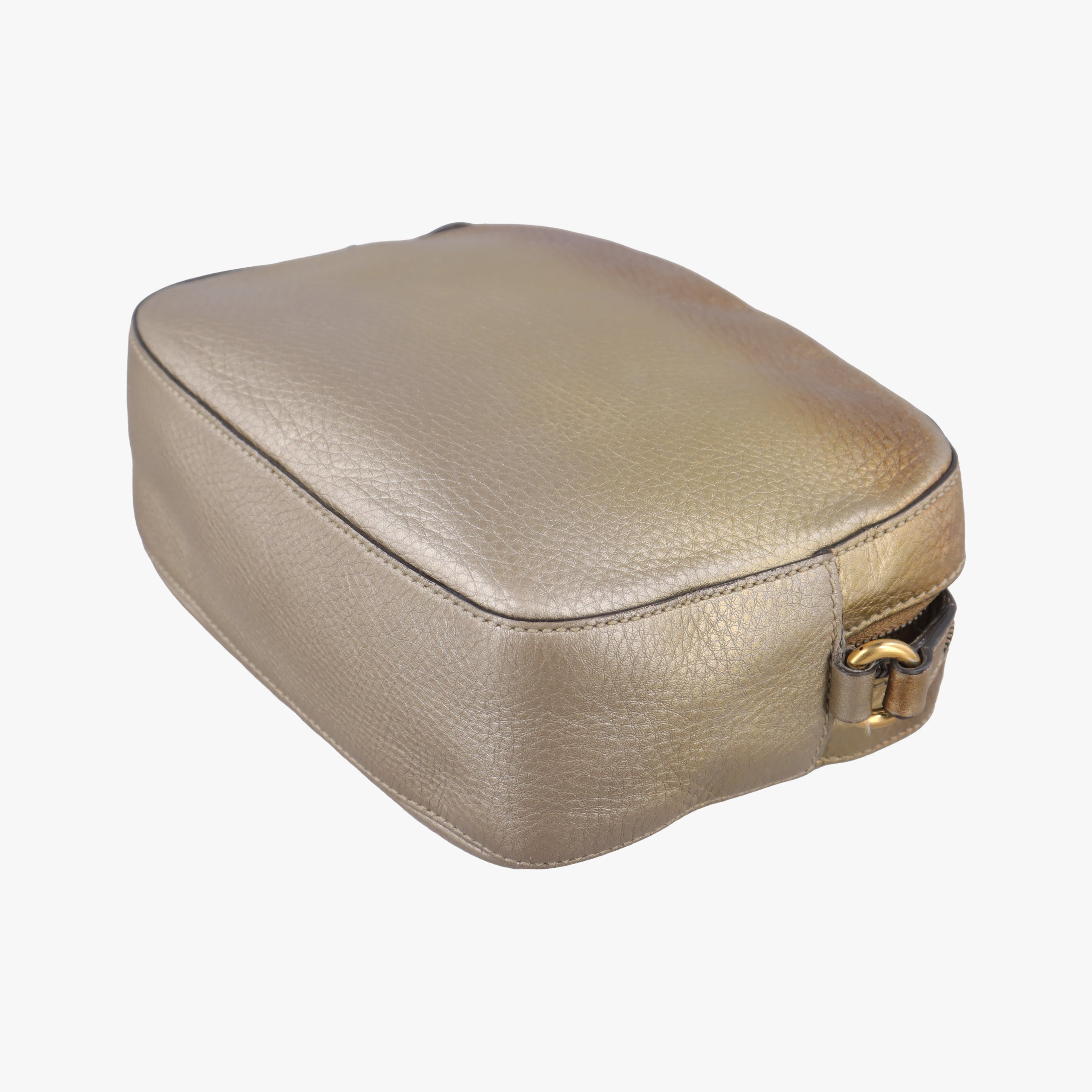 Pre-owned Gucci Soho Golden Leather 308364 shoulderbag | stylenewstar