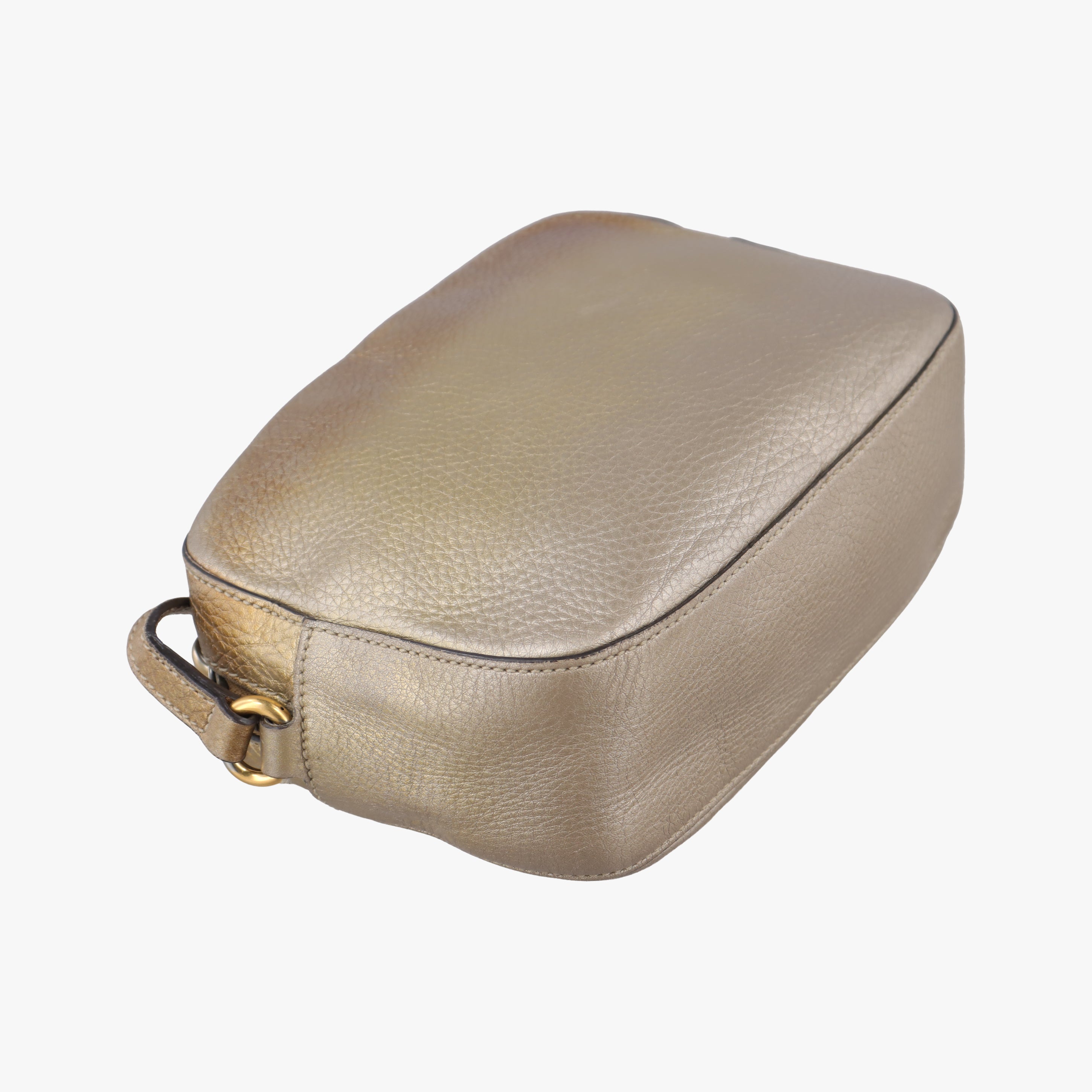 Pre-owned Gucci Soho Golden Leather 308364 shoulderbag | stylenewstar