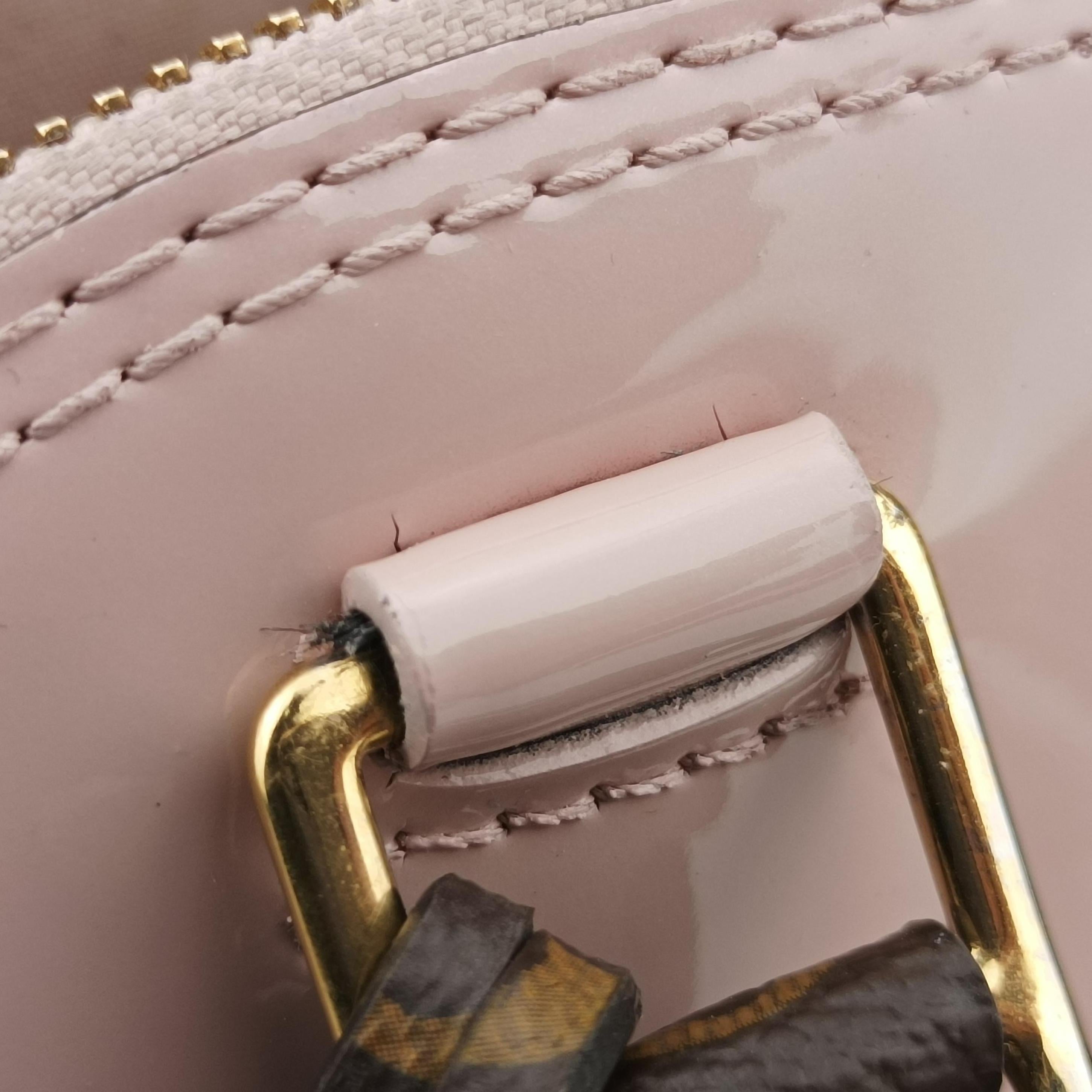 Pre-owned Louis Vuitton Alma BB ROSE BALLERIN Vernis M51949 shoulderbag | stylenewstar