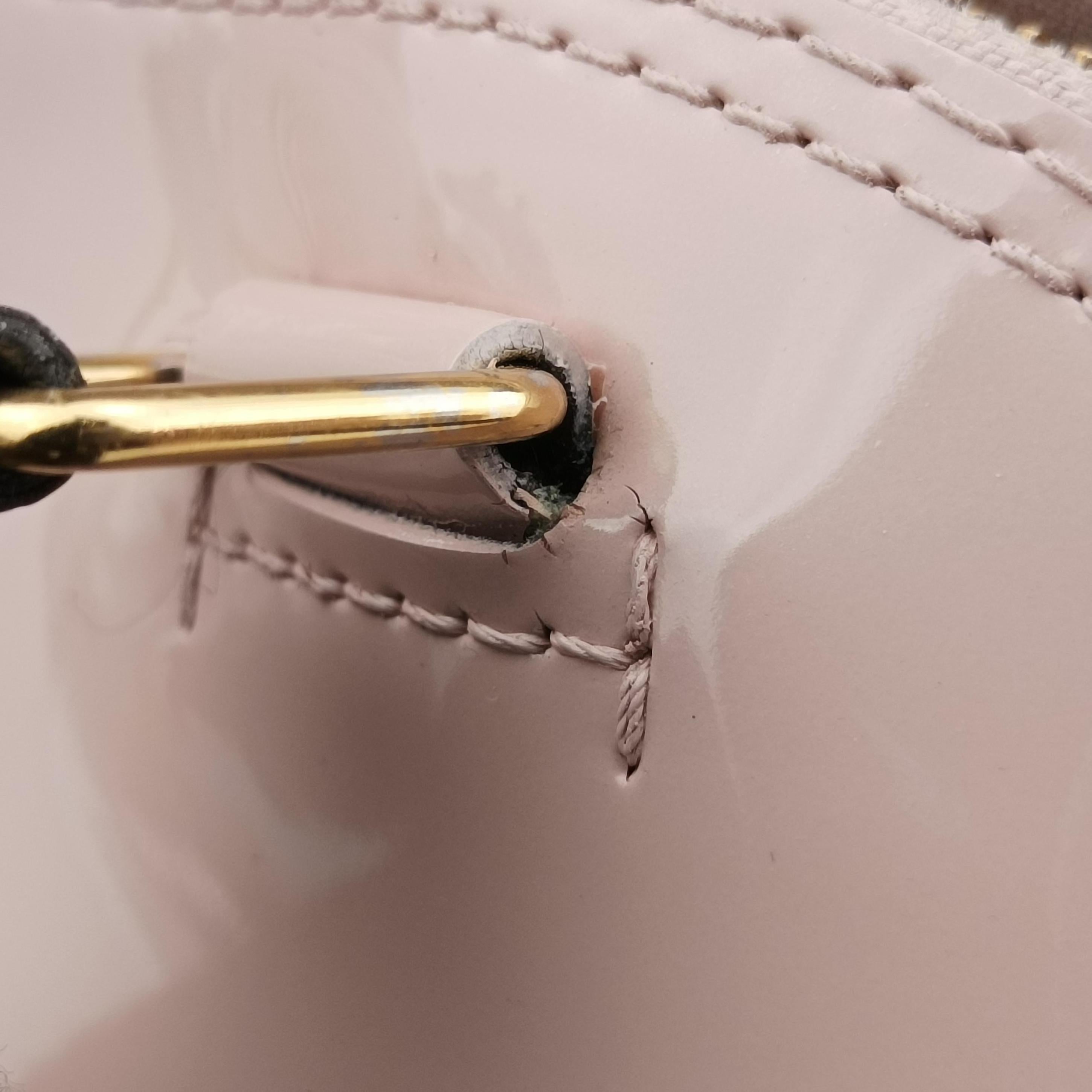 Pre-owned Louis Vuitton Alma BB ROSE BALLERIN Vernis M51949 shoulderbag | stylenewstar