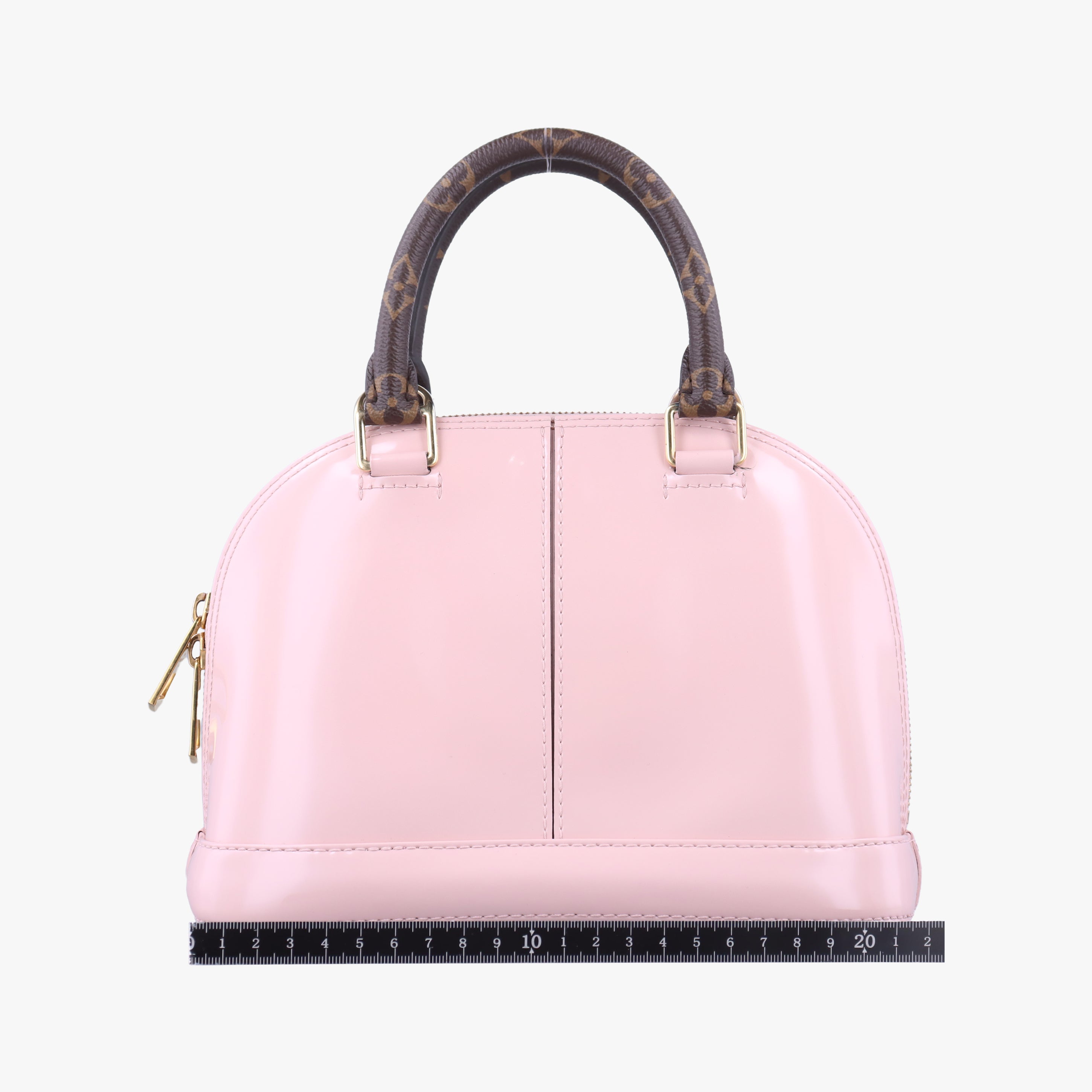 Pre-owned Louis Vuitton Alma BB ROSE BALLERIN Vernis M51949 shoulderbag | stylenewstar