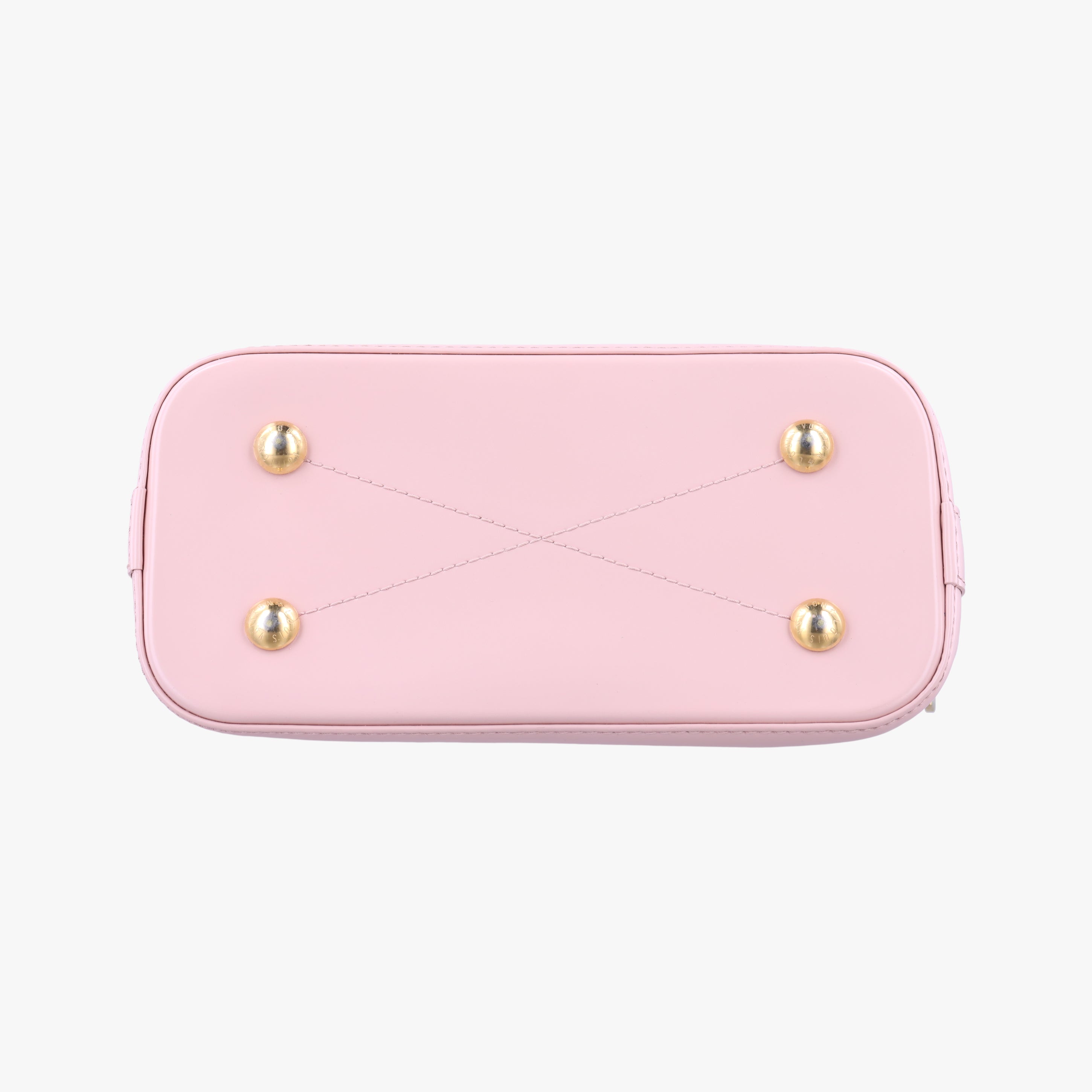 Pre-owned Louis Vuitton Alma BB ROSE BALLERIN Vernis M51949 shoulderbag | stylenewstar
