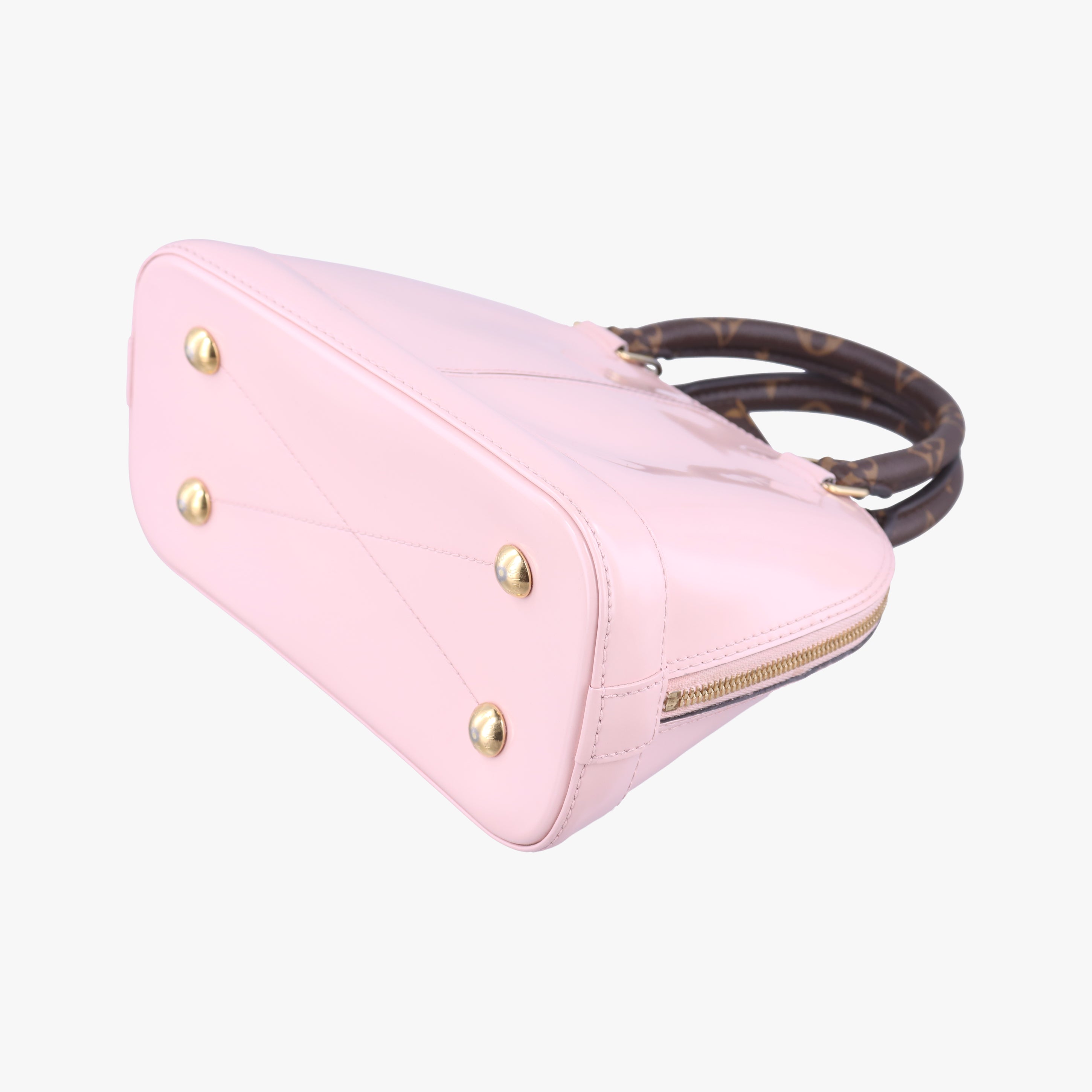 Pre-owned Louis Vuitton Alma BB ROSE BALLERIN Vernis M51949 shoulderbag | stylenewstar
