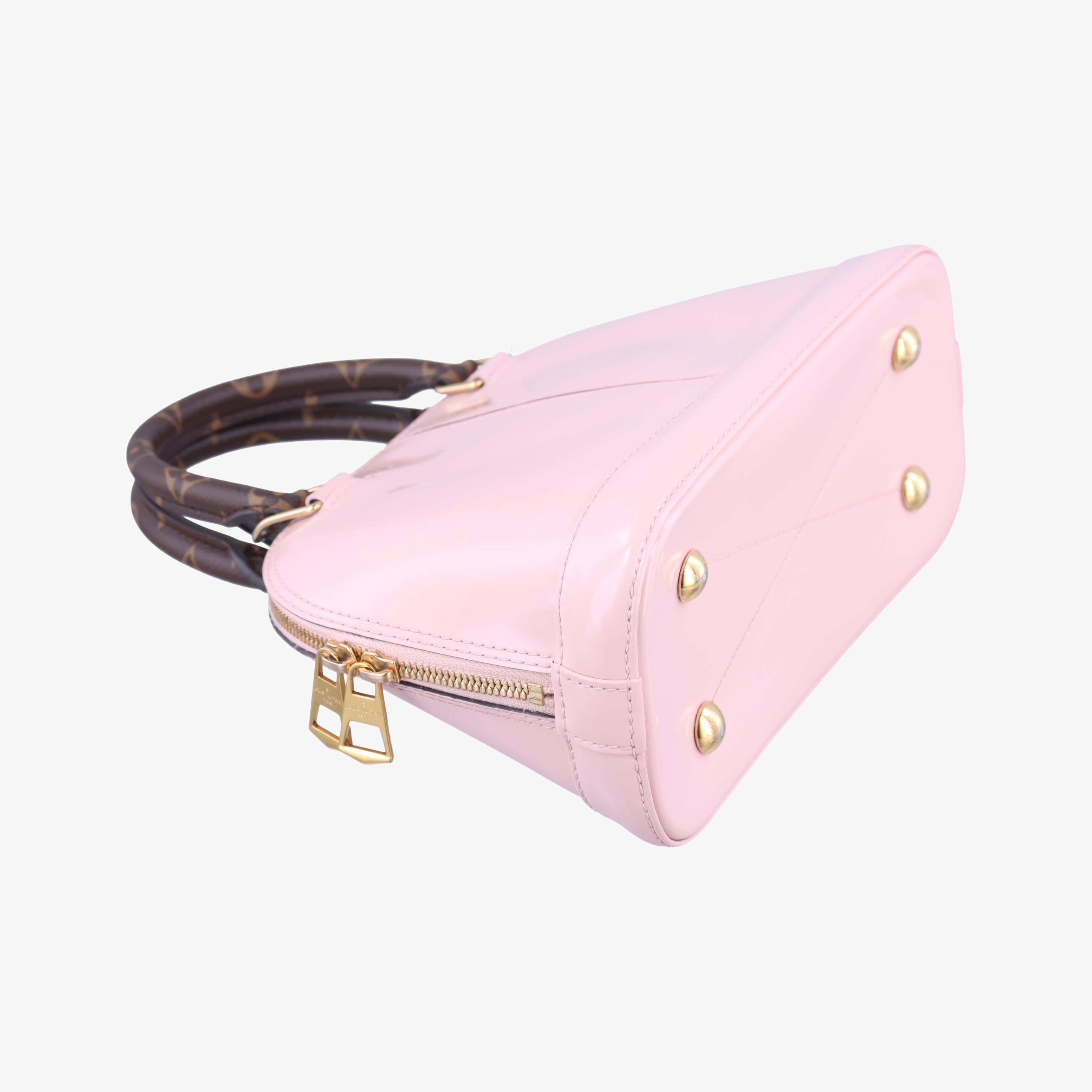 Pre-owned Louis Vuitton Alma BB ROSE BALLERIN Vernis M51949 shoulderbag | stylenewstar