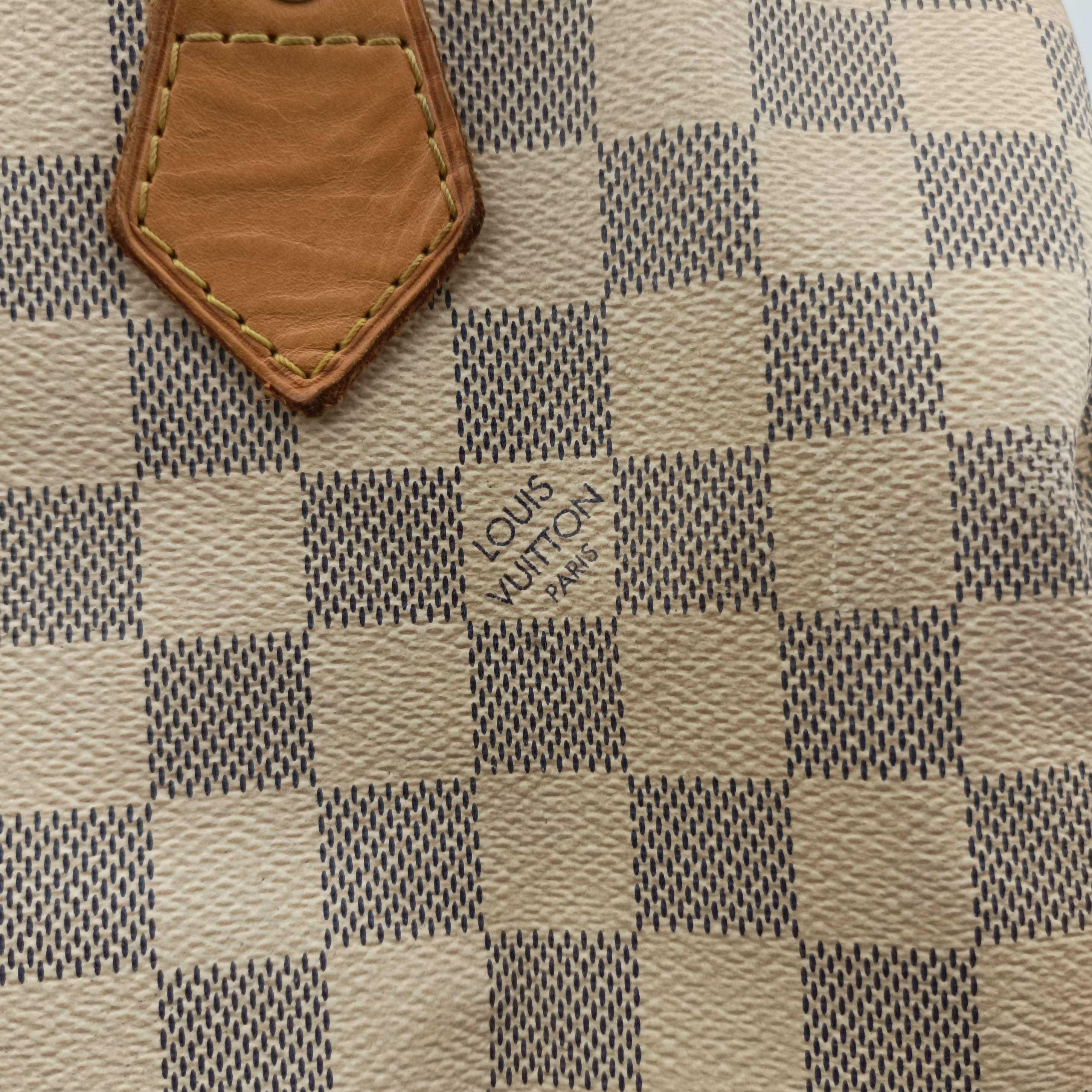 Pre-owned Louis Vuitton Speedy 30 AZUR Damier Canvas N41533 handbag | stylenewstar