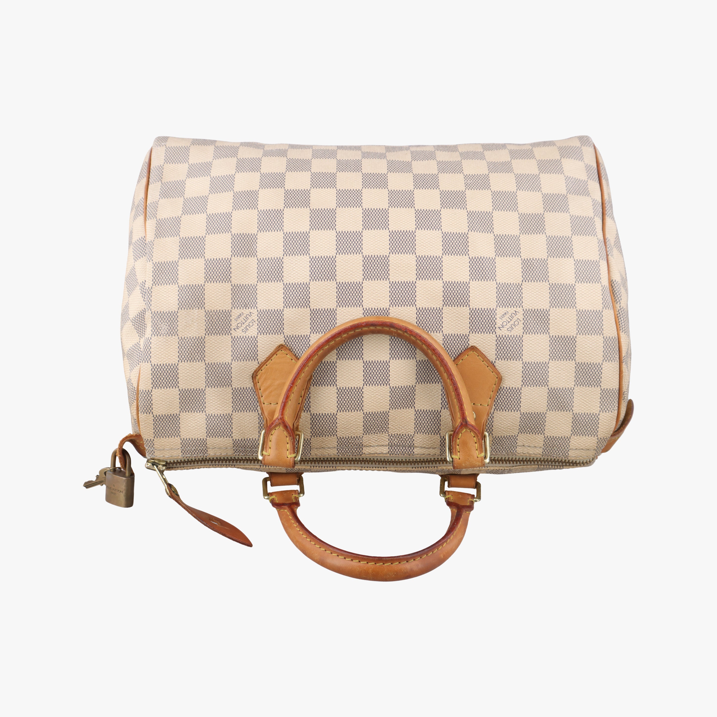 Pre-owned Louis Vuitton Speedy 30 AZUR Damier Canvas N41533 handbag | stylenewstar