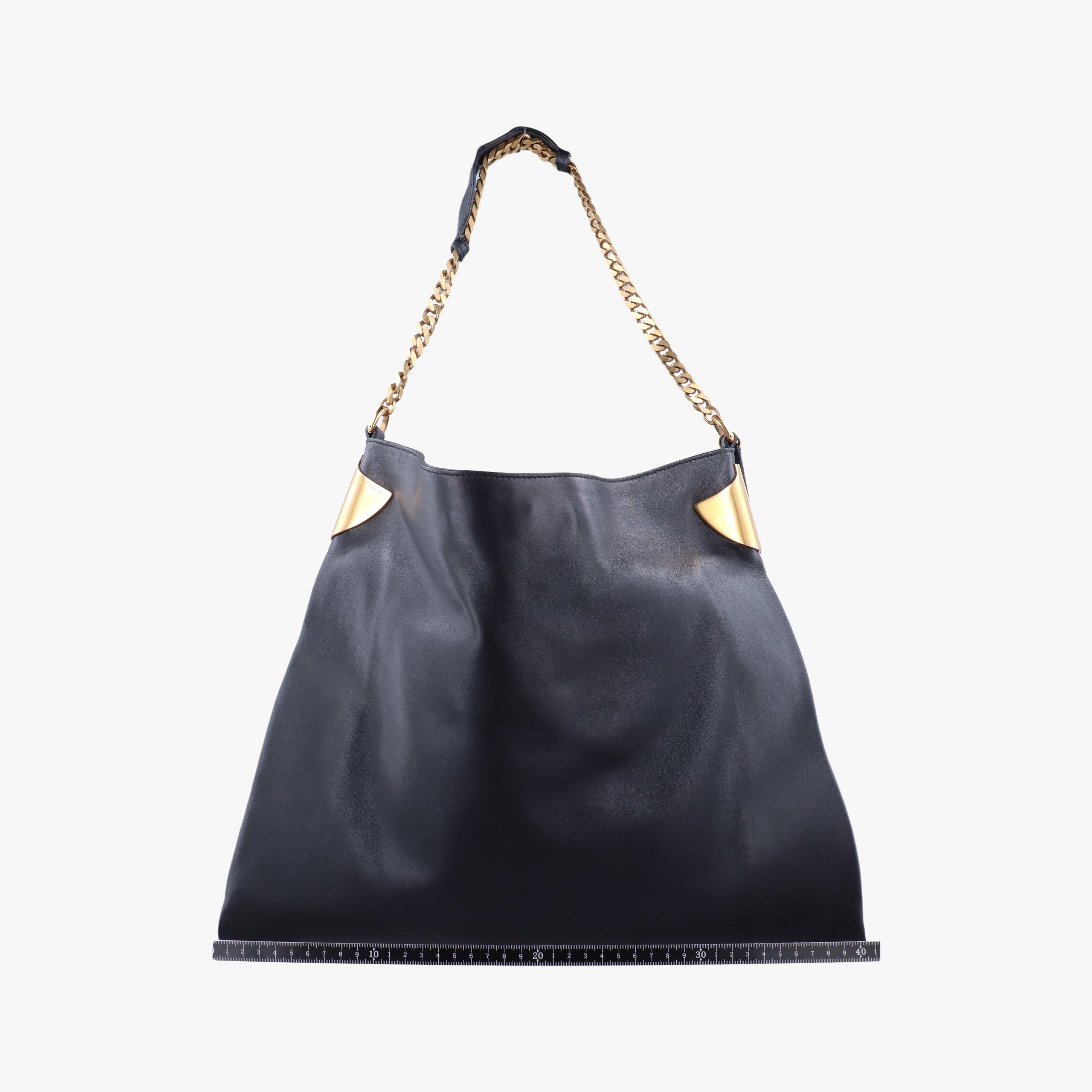 Pre-owned Gucci Large 1970 Black Leather 290681 shoulderbag | stylenewstar