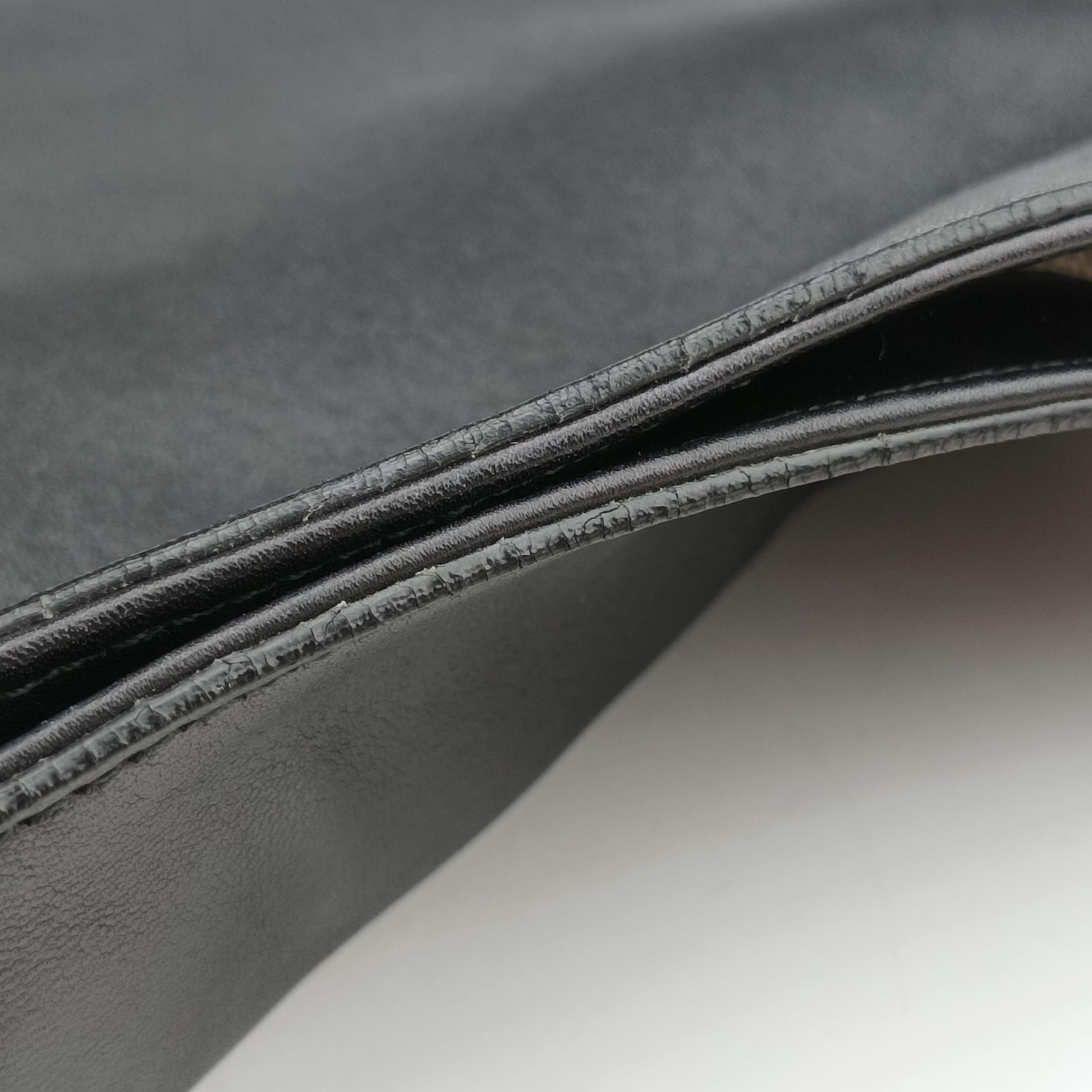 Pre-owned Gucci Large 1970 Black Leather 290681 shoulderbag | stylenewstar