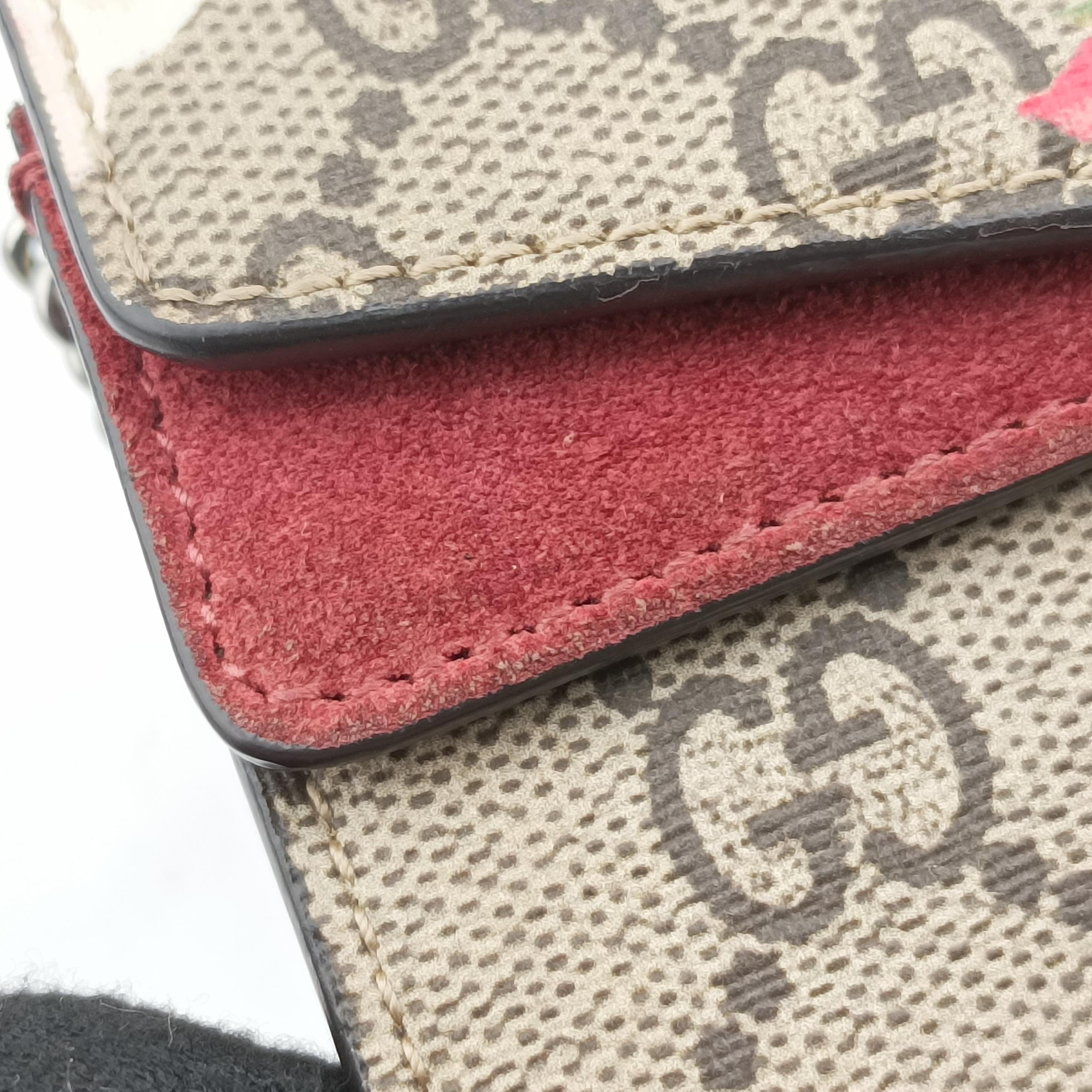 Secondhand Gucci Dionysus BEIGE×Red×Multicolour PVC coated canvas 476432 shoulderbag | stylenewstar