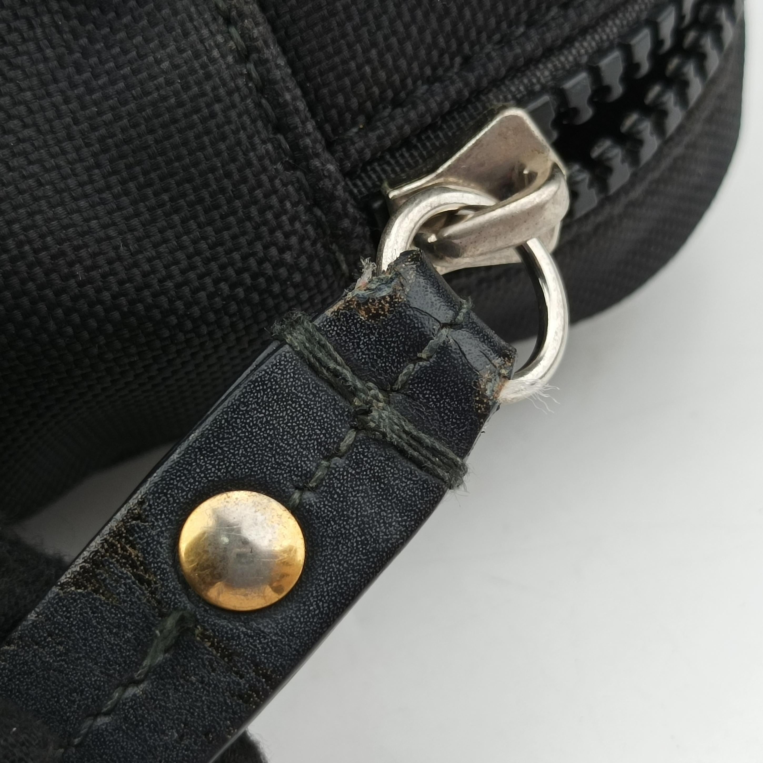 Pre-owned Gucci Tiger Embroidered Web Messenger Black×Multicolour nylon 523323 shoulderbag | stylenewstar