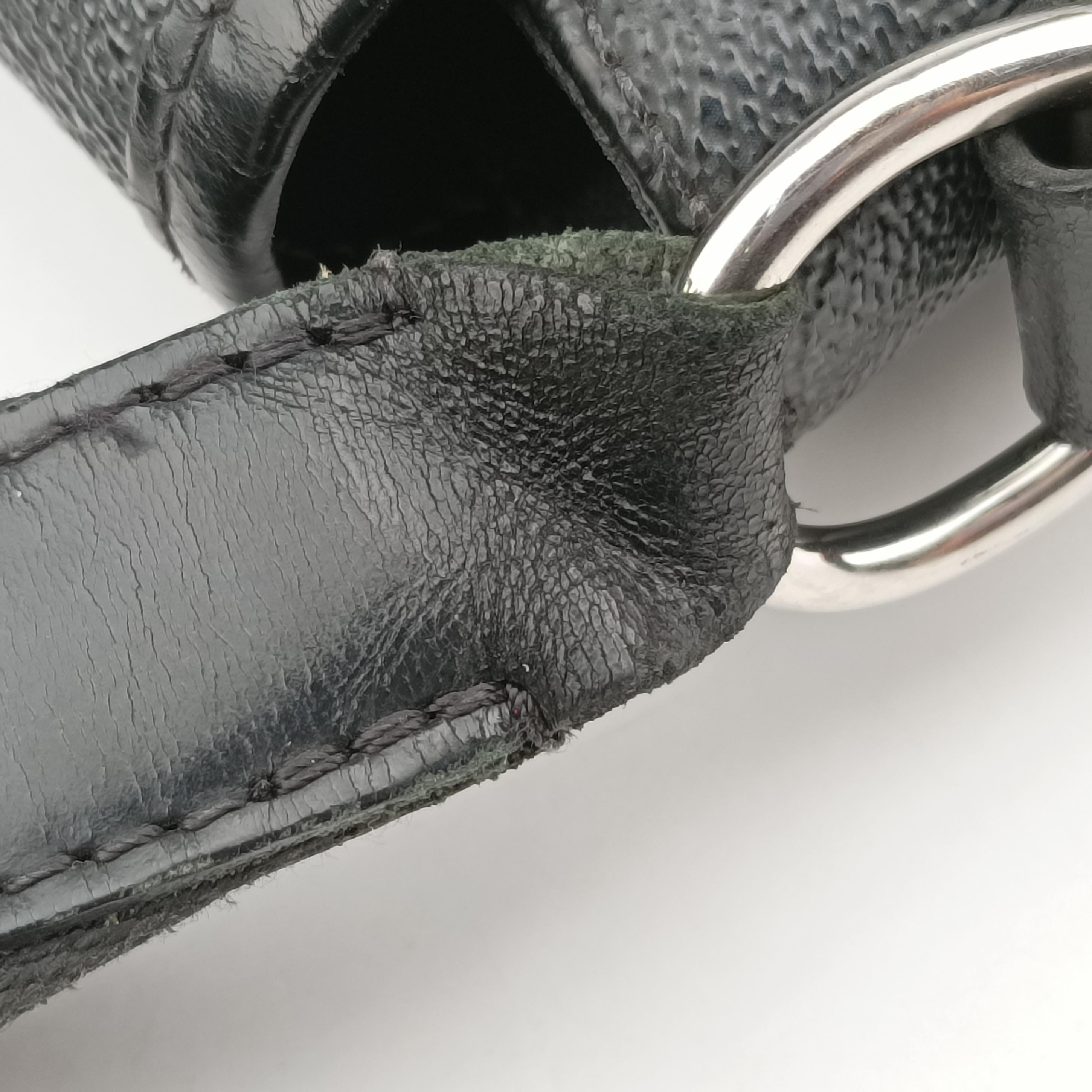Vintage Louis Vuitton DANIEL MM Noir Damier GRAPHITE N58029 crossbodybag | stylenewstar