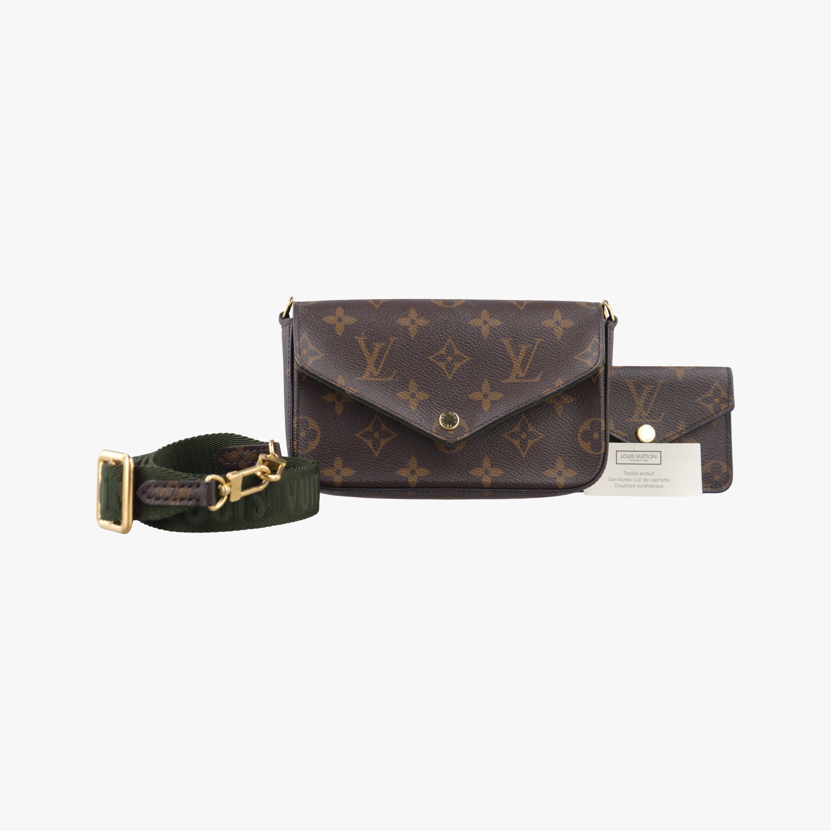 Pre-owned Louis Vuitton Multi Pochette FeLICIE Brown×beige Monogram Canvas M80091 shoulderbag | stylenewstar