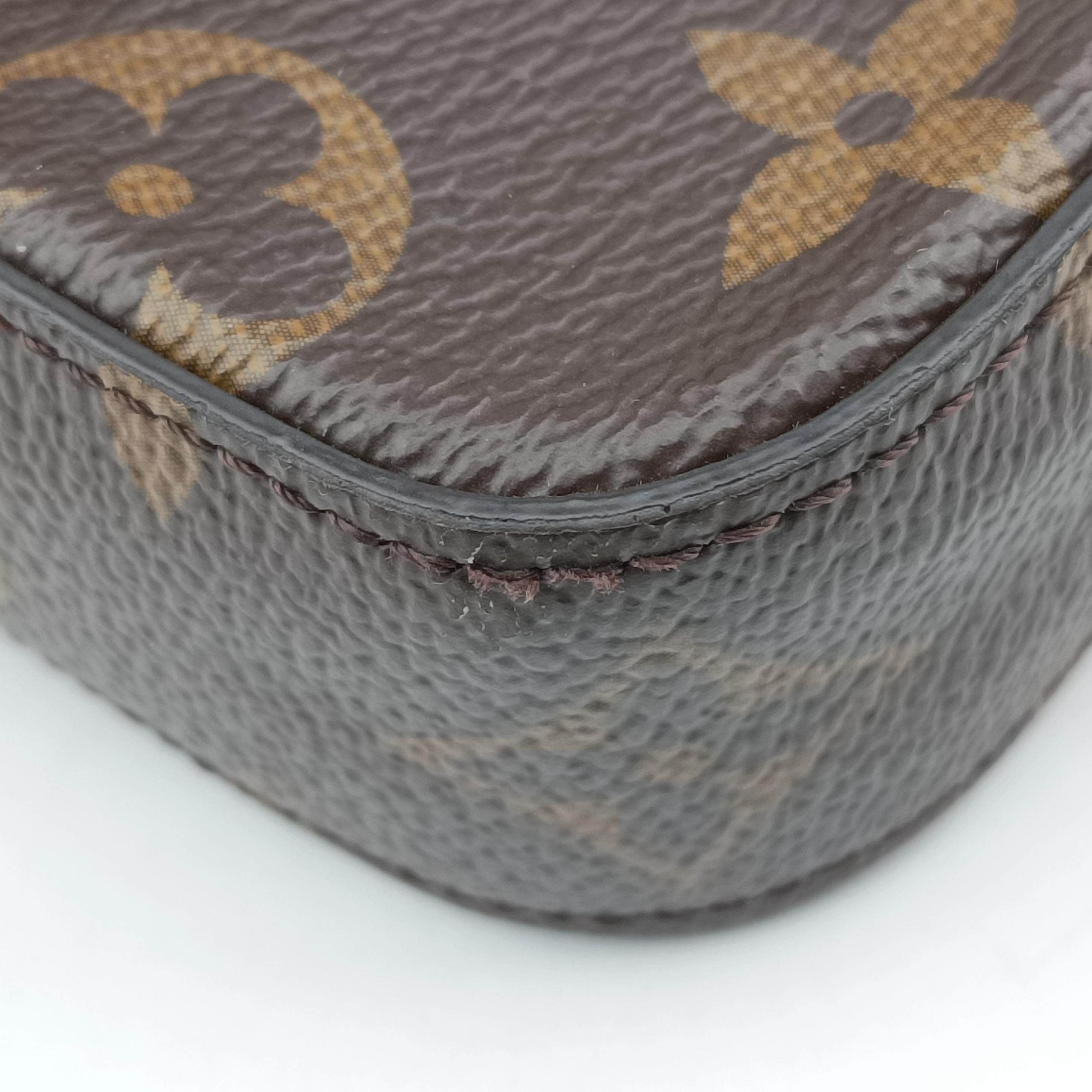 Pre-owned Louis Vuitton Multi Pochette FeLICIE Brown×beige Monogram Canvas M80091 shoulderbag | stylenewstar