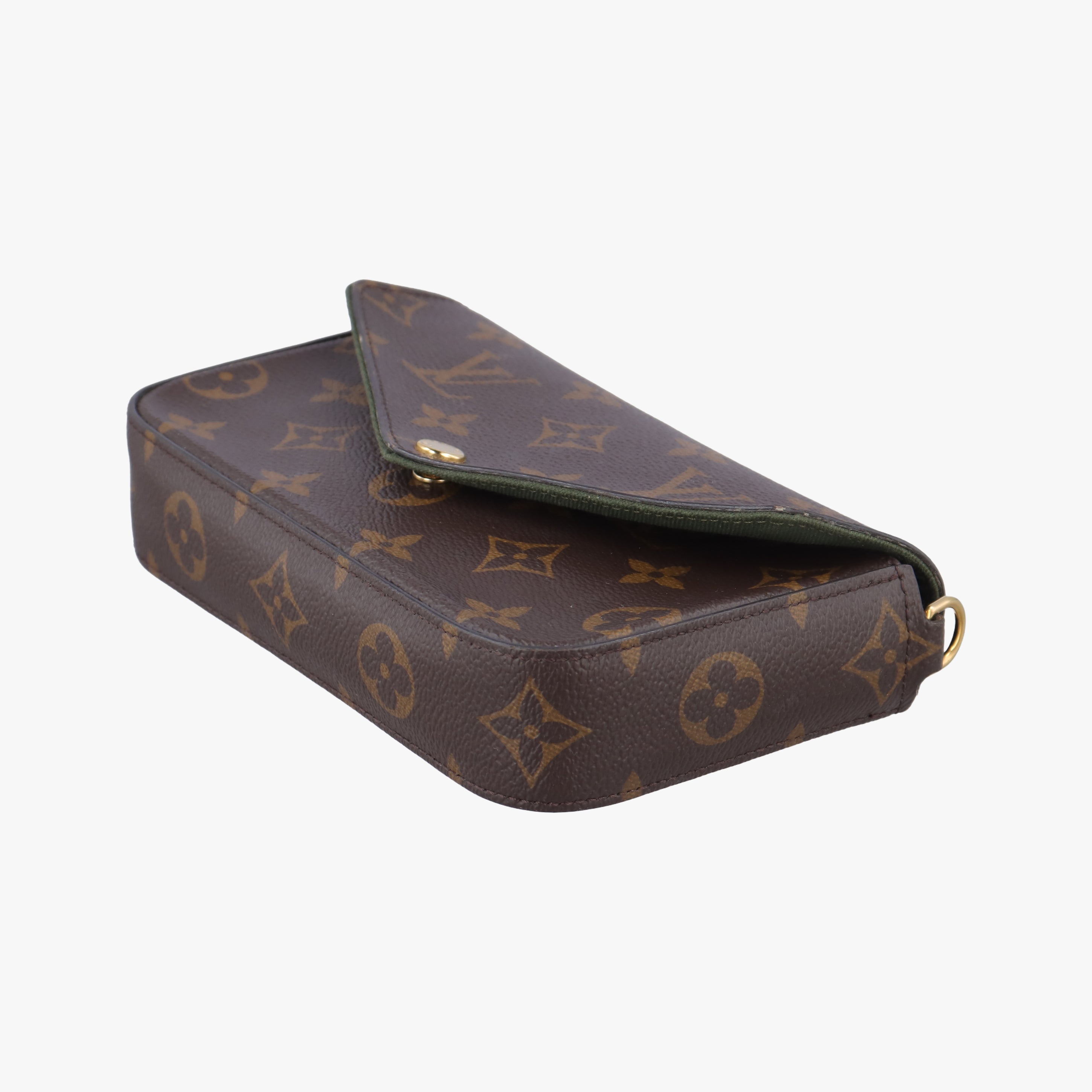 Pre-owned Louis Vuitton Multi Pochette FeLICIE Brown×beige Monogram Canvas M80091 shoulderbag | stylenewstar
