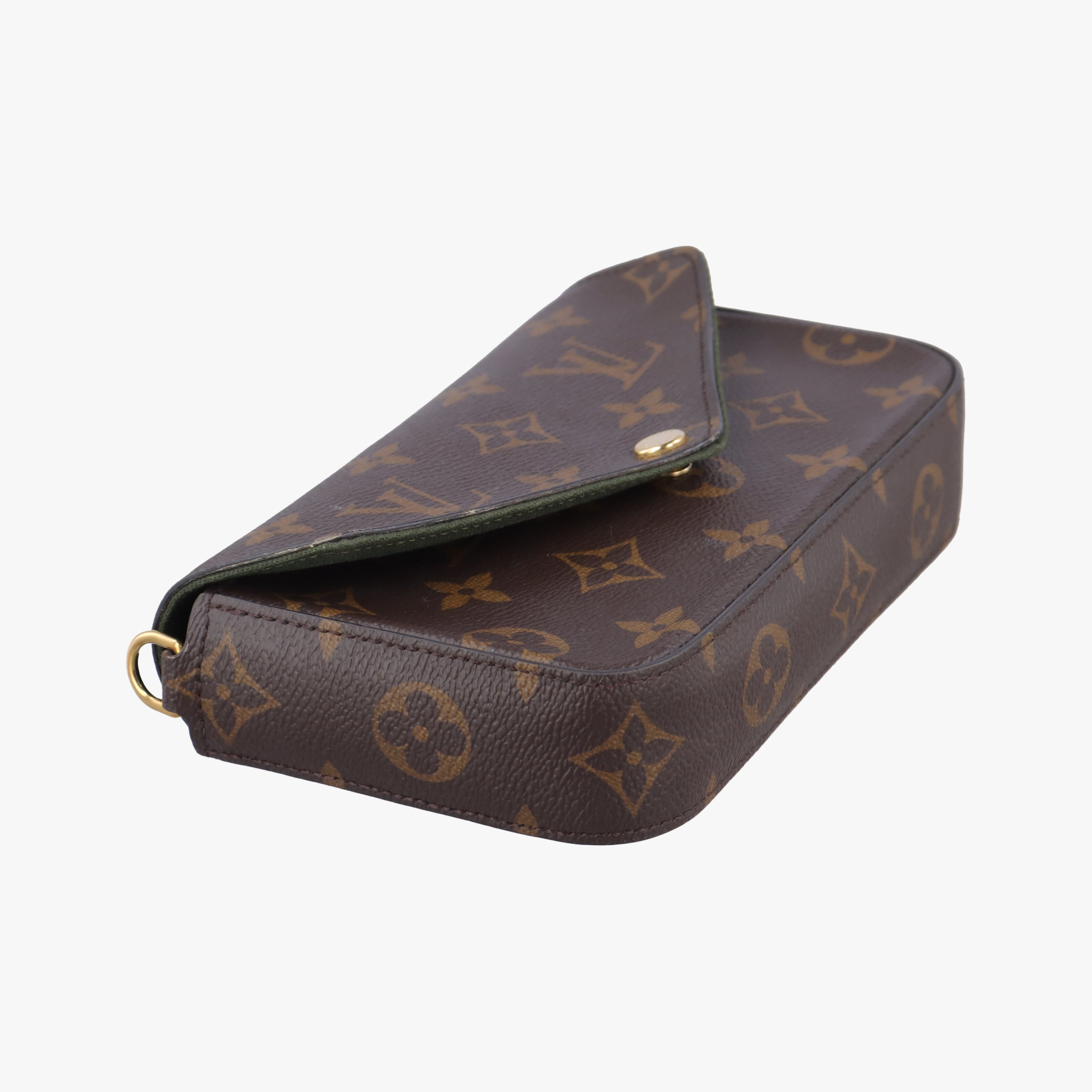 Pre-owned Louis Vuitton Multi Pochette FeLICIE Brown×beige Monogram Canvas M80091 shoulderbag | stylenewstar