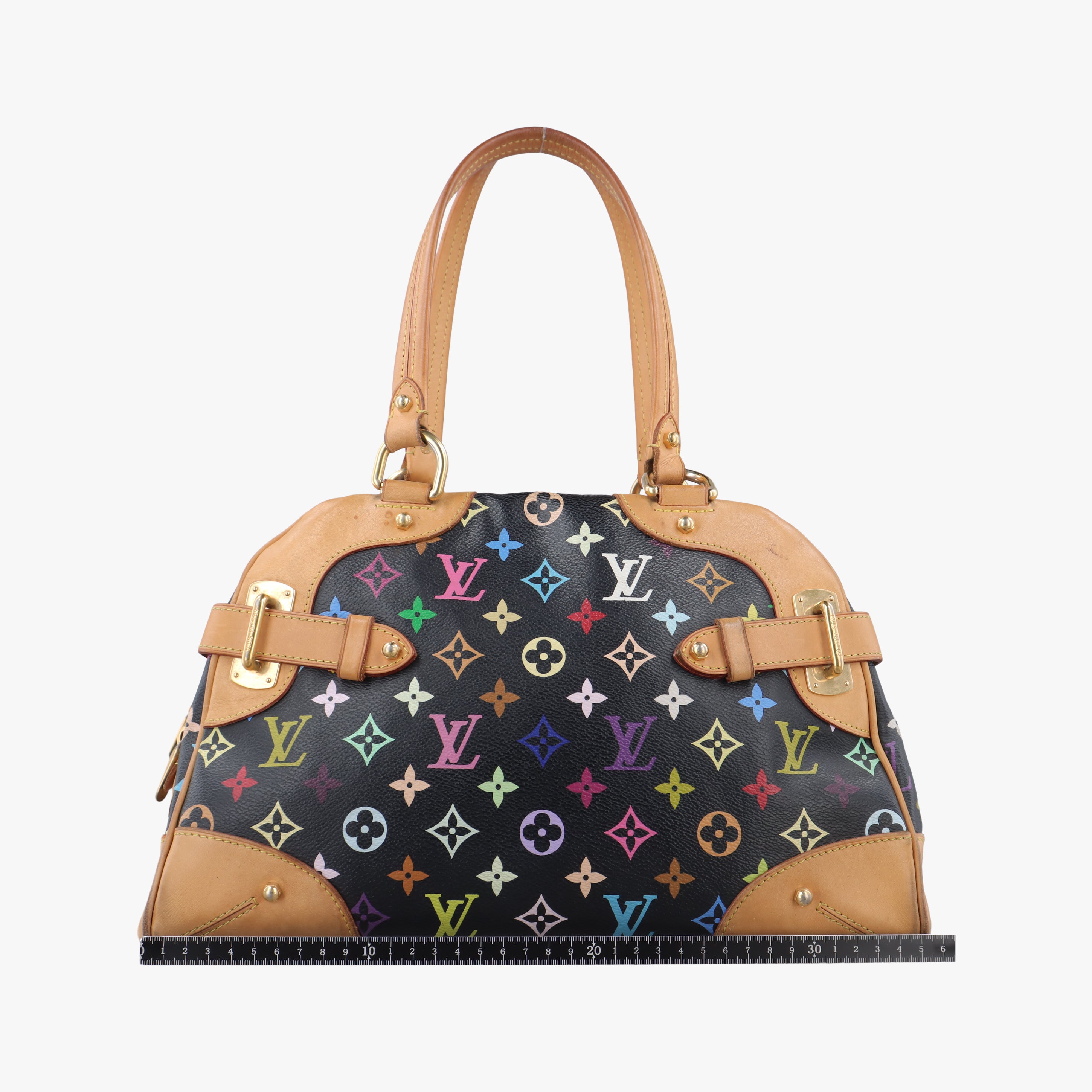 Pre-owned Louis Vuitton CLAUDIA Noir Monogram Multicolor M40194 handbag | stylenewstar