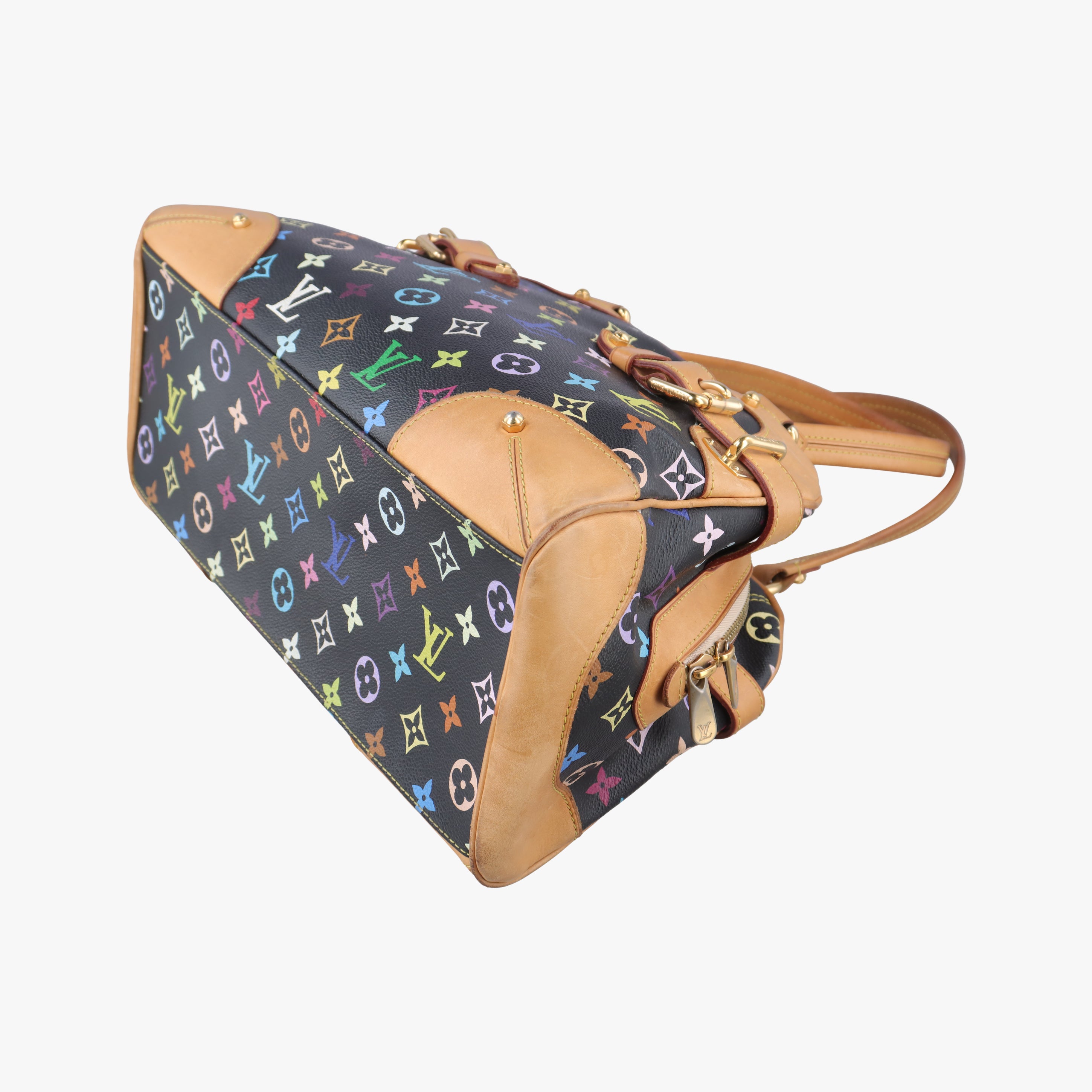 Pre-owned Louis Vuitton CLAUDIA Noir Monogram Multicolor M40194 handbag | stylenewstar