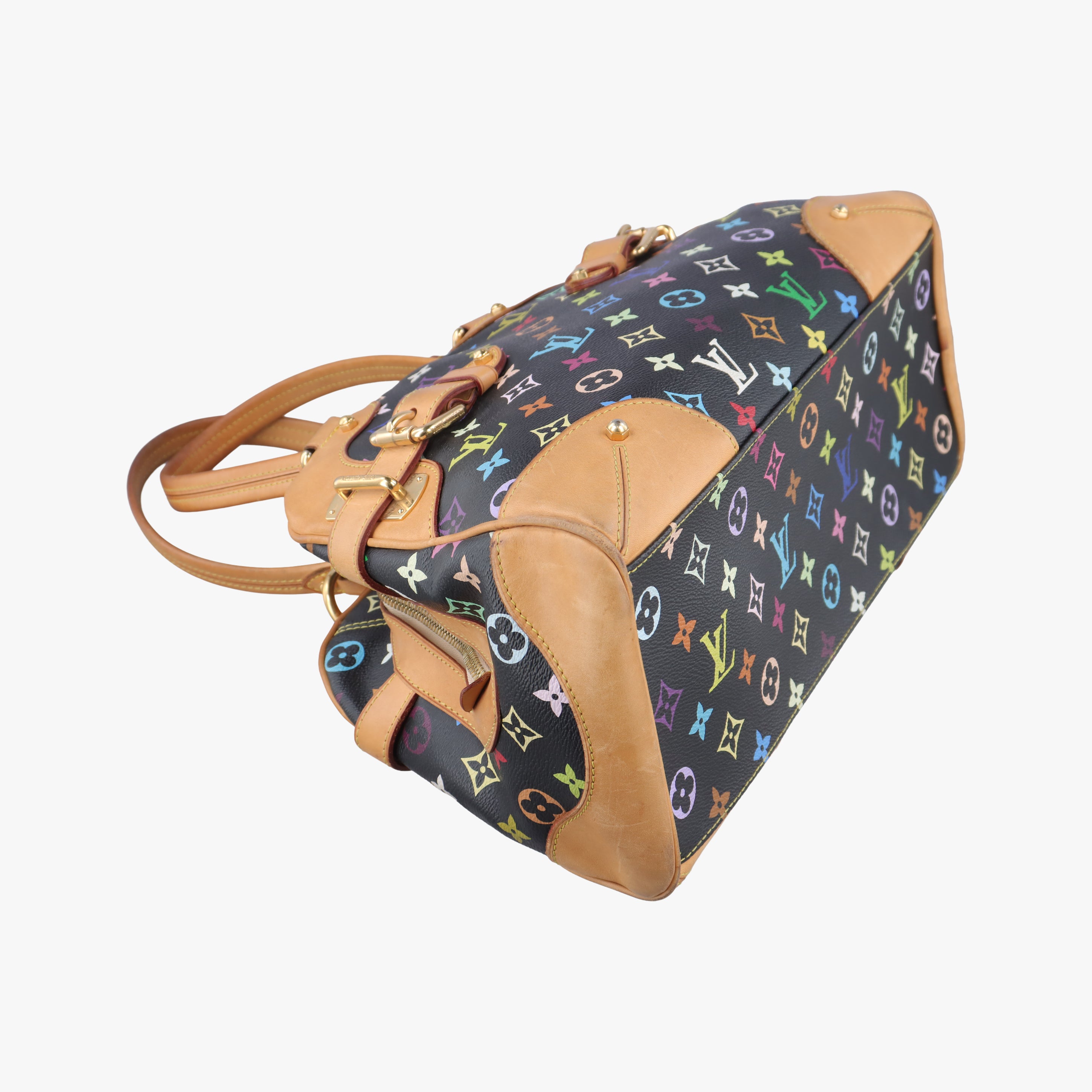 Pre-owned Louis Vuitton CLAUDIA Noir Monogram Multicolor M40194 handbag | stylenewstar
