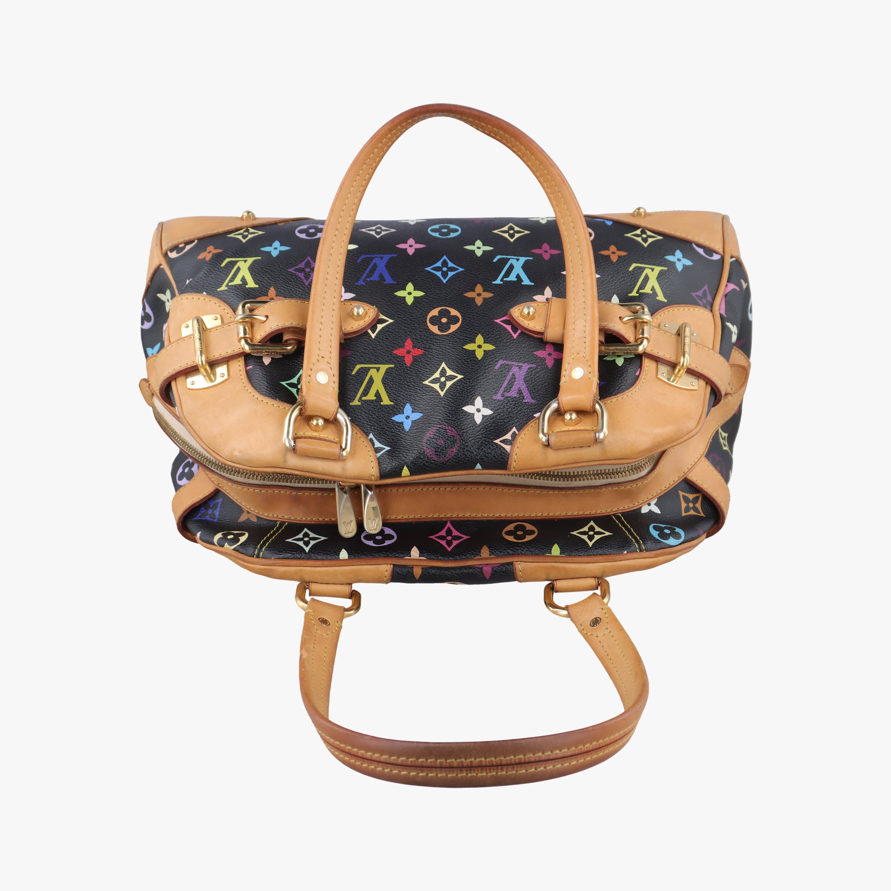 Pre-owned Louis Vuitton CLAUDIA Noir Monogram Multicolor M40194 handbag | stylenewstar