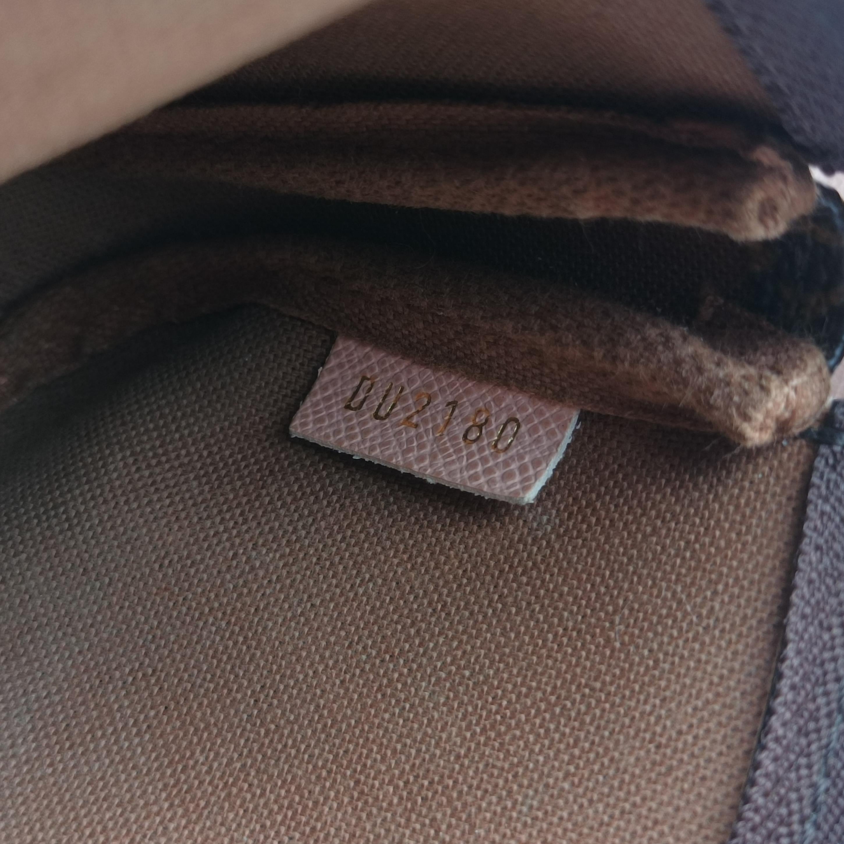 Pre-owned Louis Vuitton Mini Pochette Accessory Pouch brown×multicolor Monogram Canvas M60245 handbag | stylenewstar