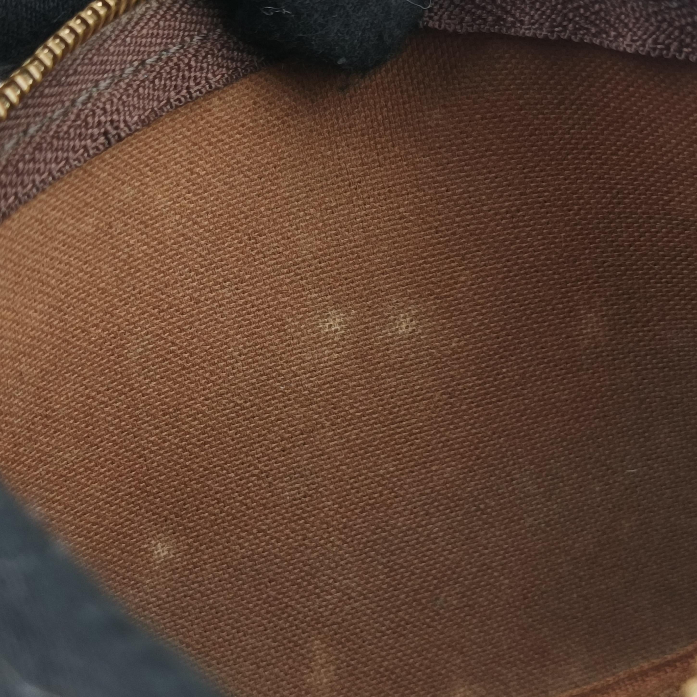 Pre-owned Louis Vuitton Mini Pochette Accessory Pouch brown×multicolor Monogram Canvas M60245 handbag | stylenewstar