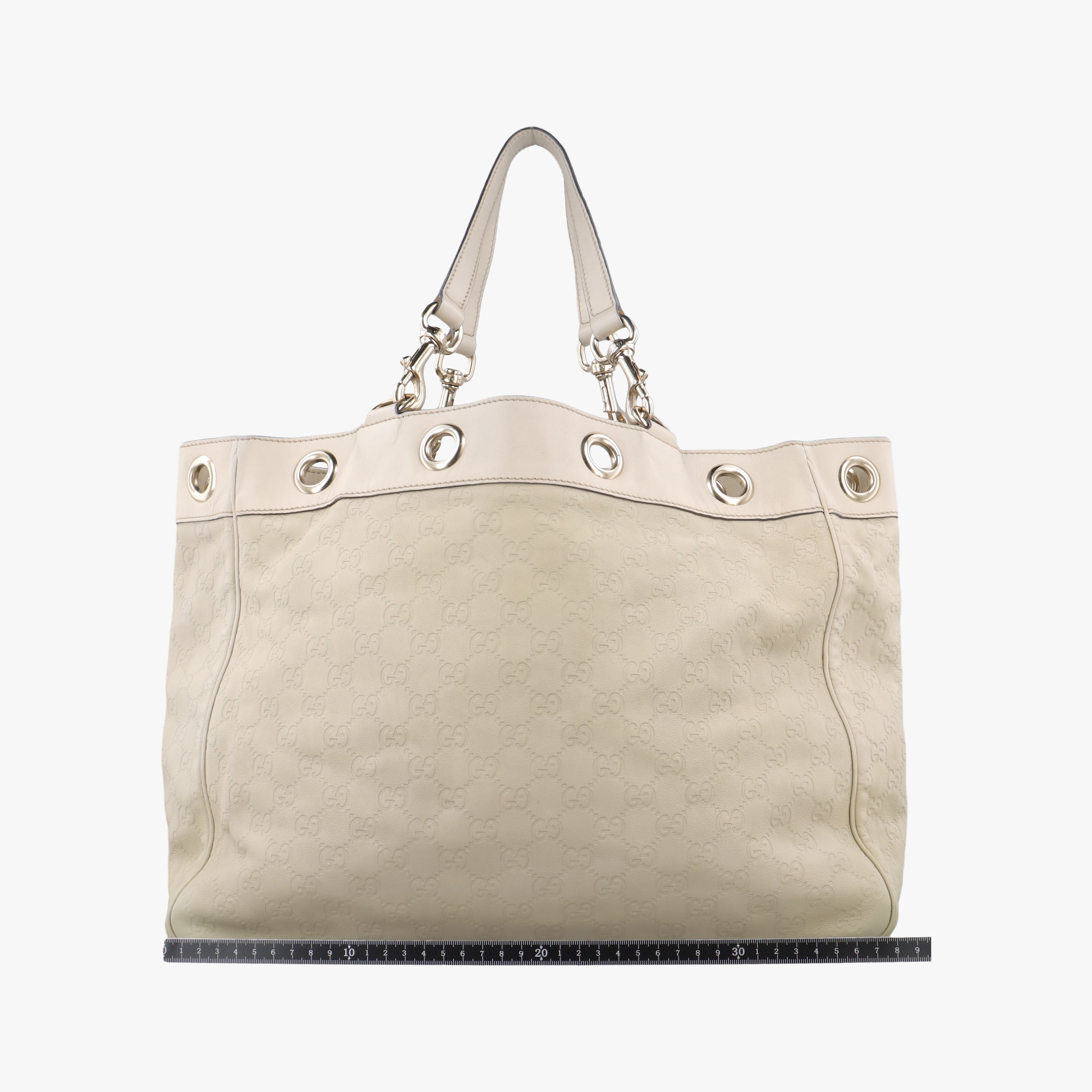 Vintage Gucci Positano White Leather 153033 handbag | stylenewstar