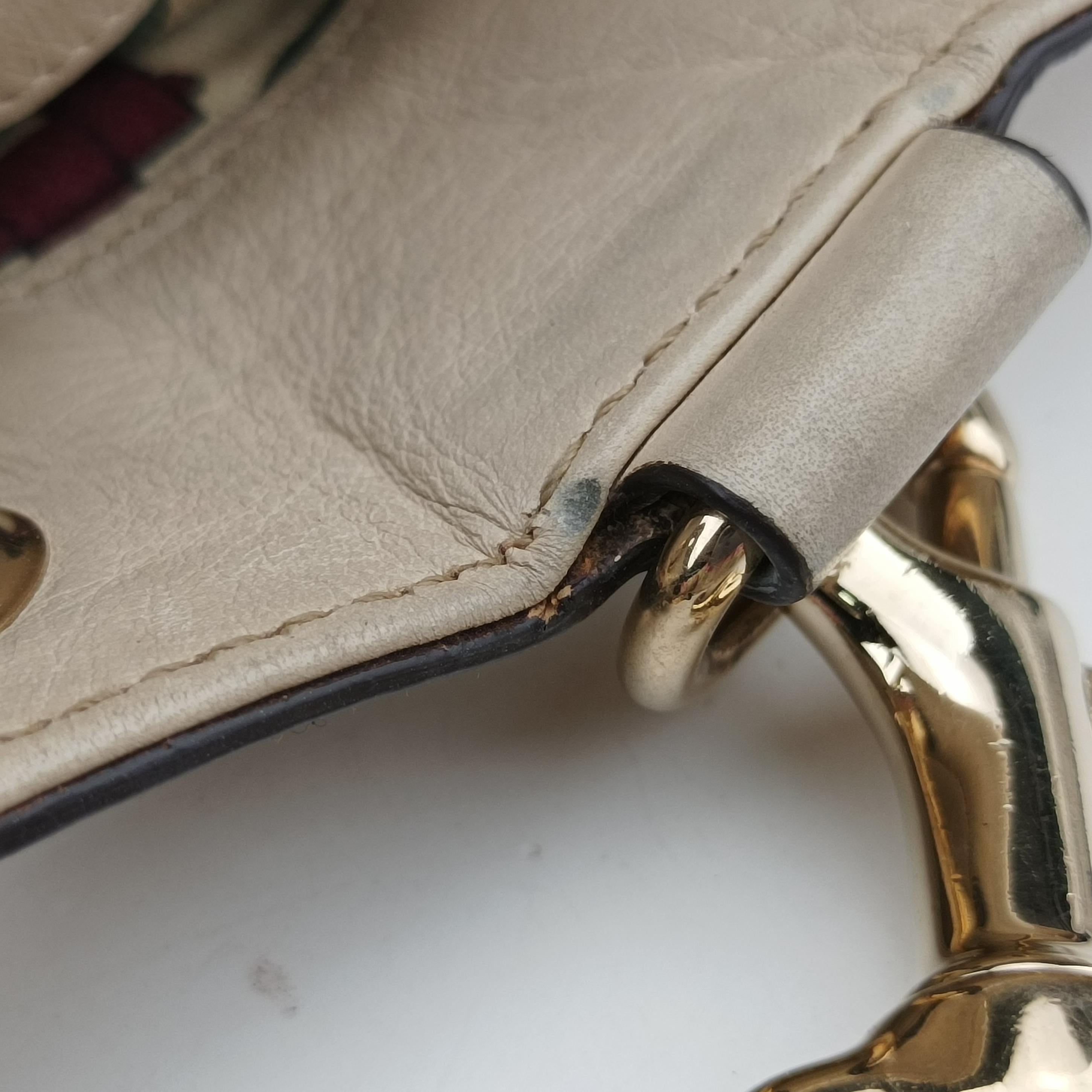 Vintage Gucci Positano White Leather 153033 handbag | stylenewstar