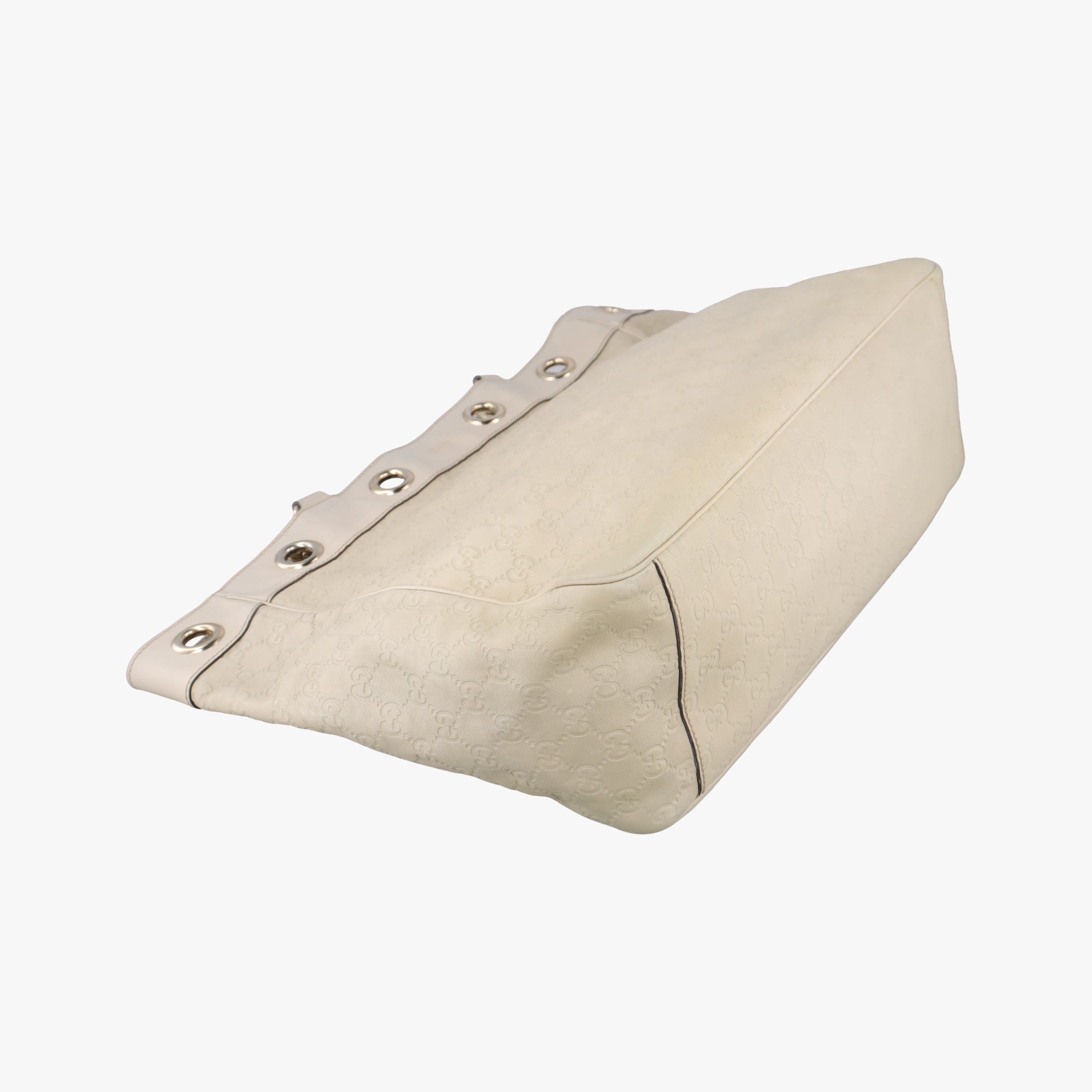 Vintage Gucci Positano White Leather 153033 handbag | stylenewstar