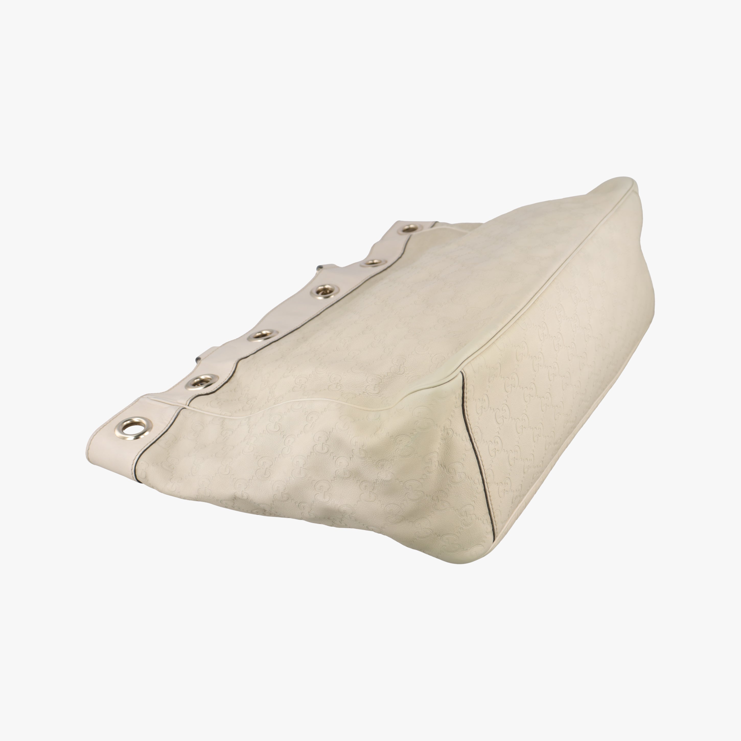 Vintage Gucci Positano White Leather 153033 handbag | stylenewstar