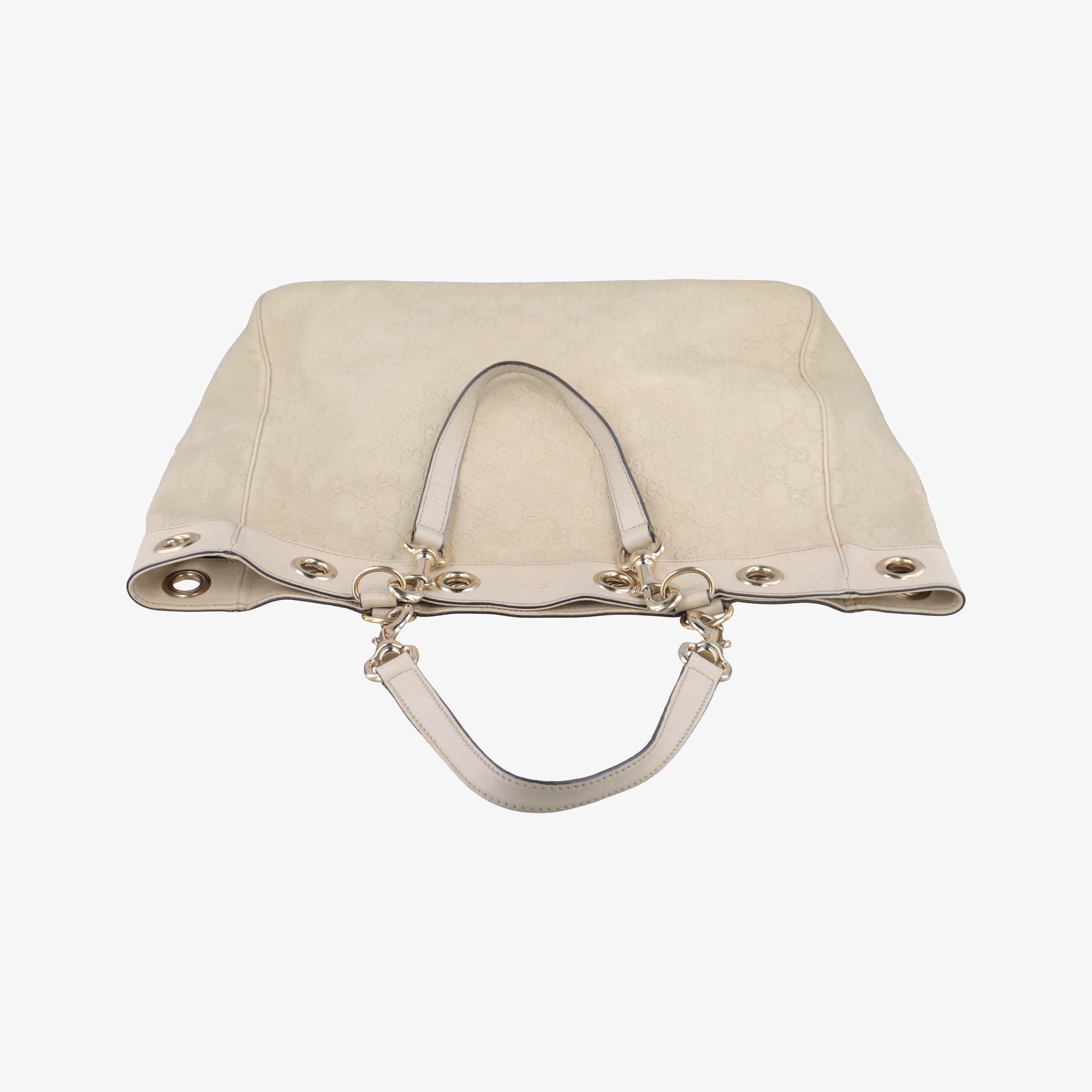 Vintage Gucci Positano White Leather 153033 handbag | stylenewstar