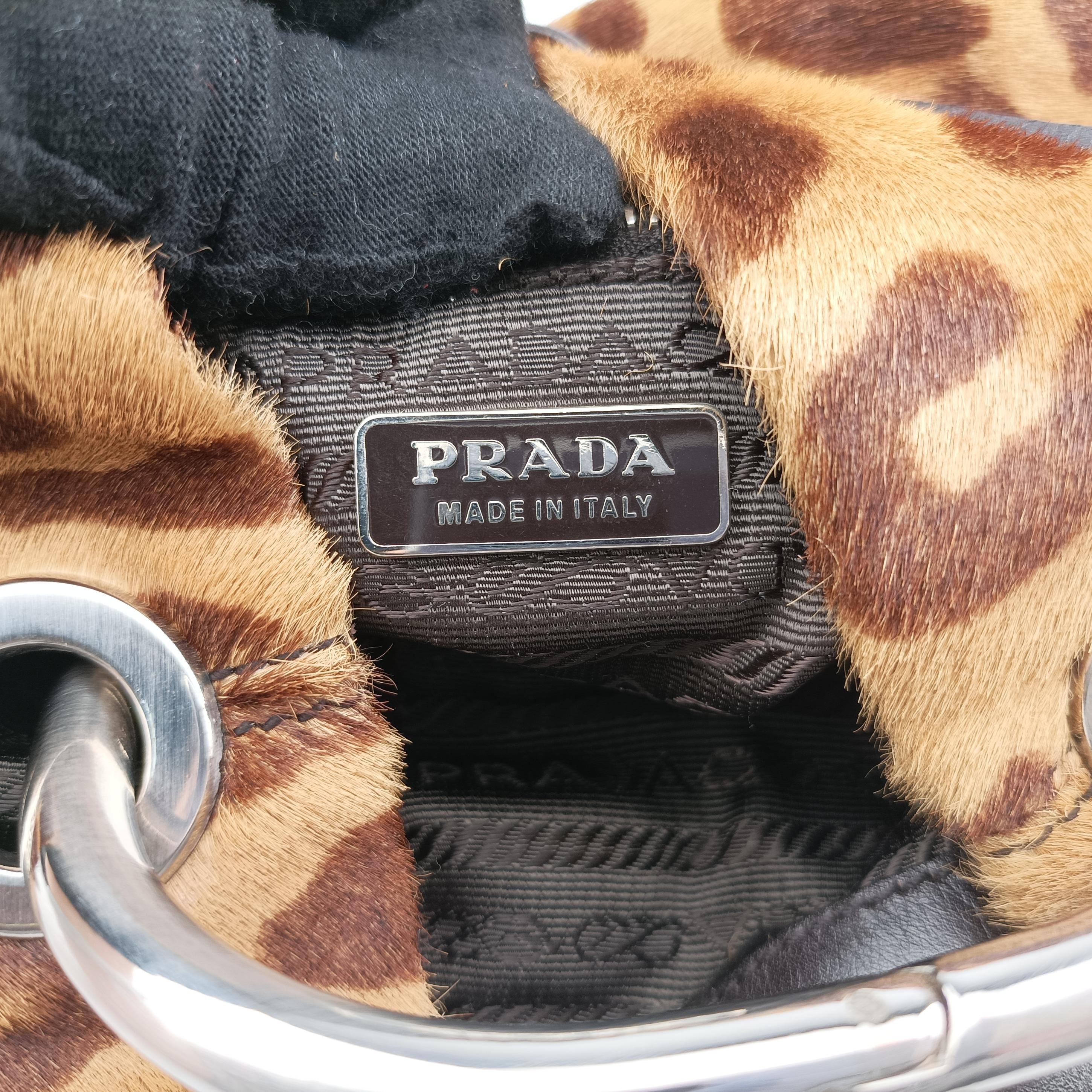 Vintage Prada Cheetah Micro Multicolour ponyhair  handbag | stylenewstar