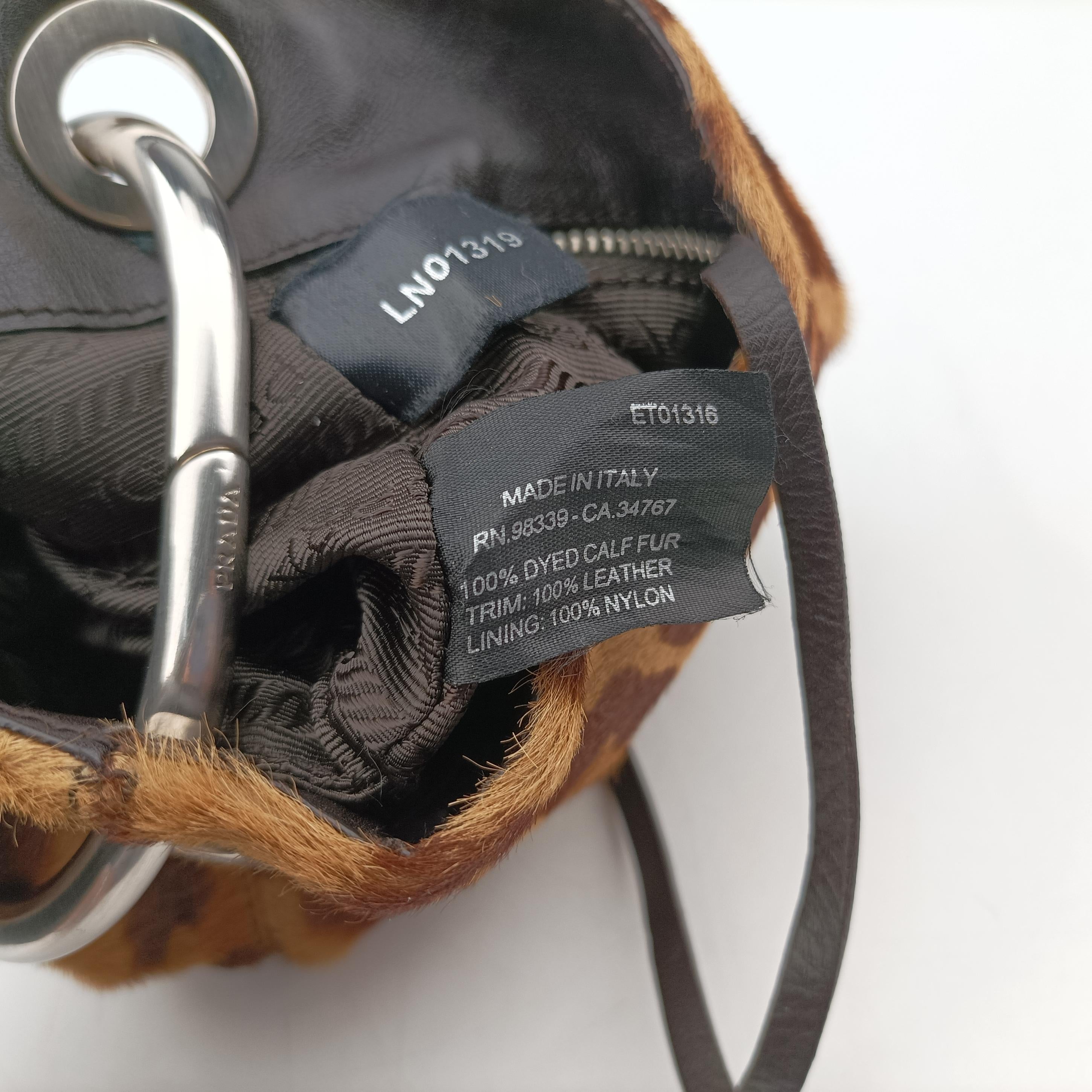 Vintage Prada Cheetah Micro Multicolour ponyhair  handbag | stylenewstar
