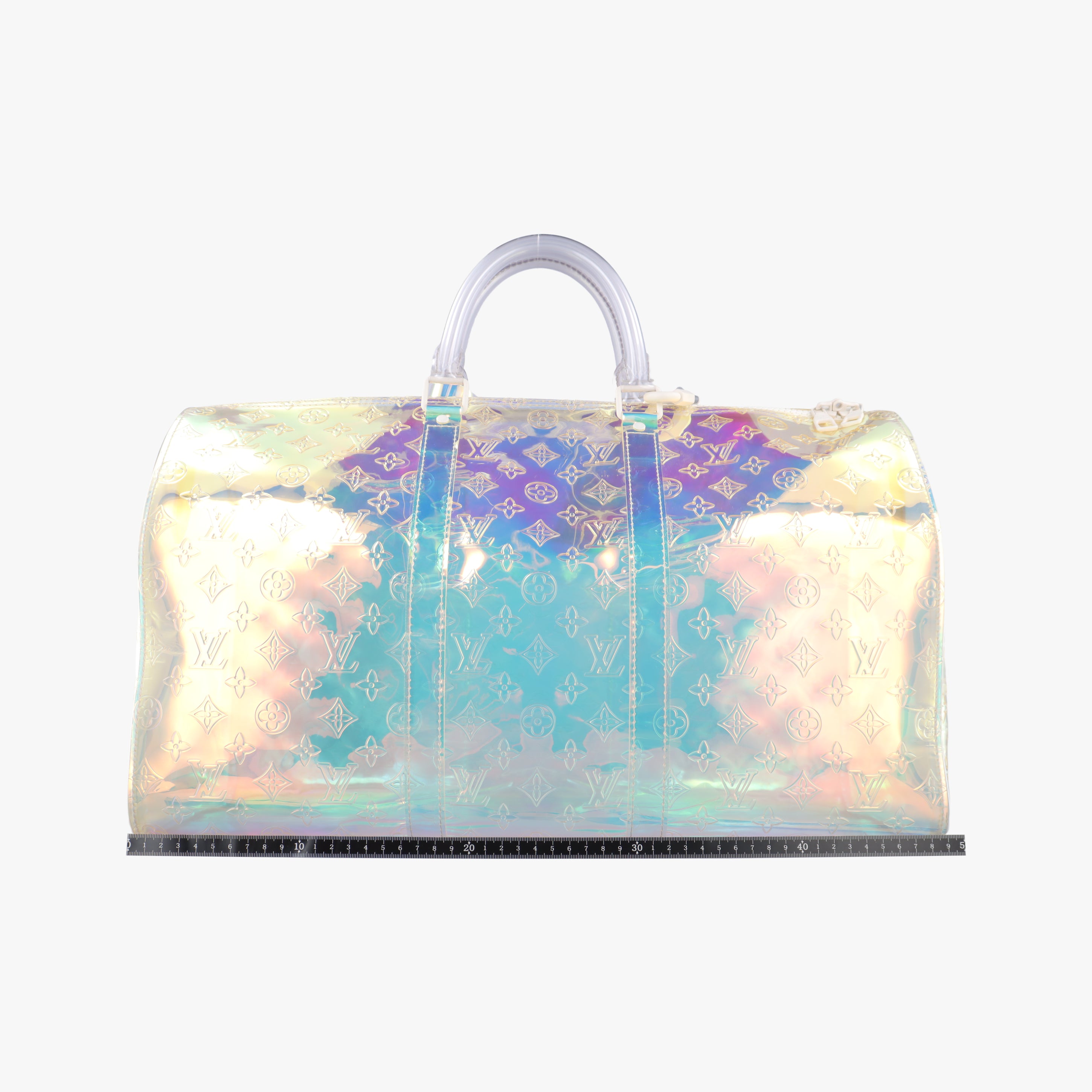 Pre-owned Louis Vuitton Keepall Bandouliere 50 aurora Monogram Prism M53271 shoulderbag | stylenewstar