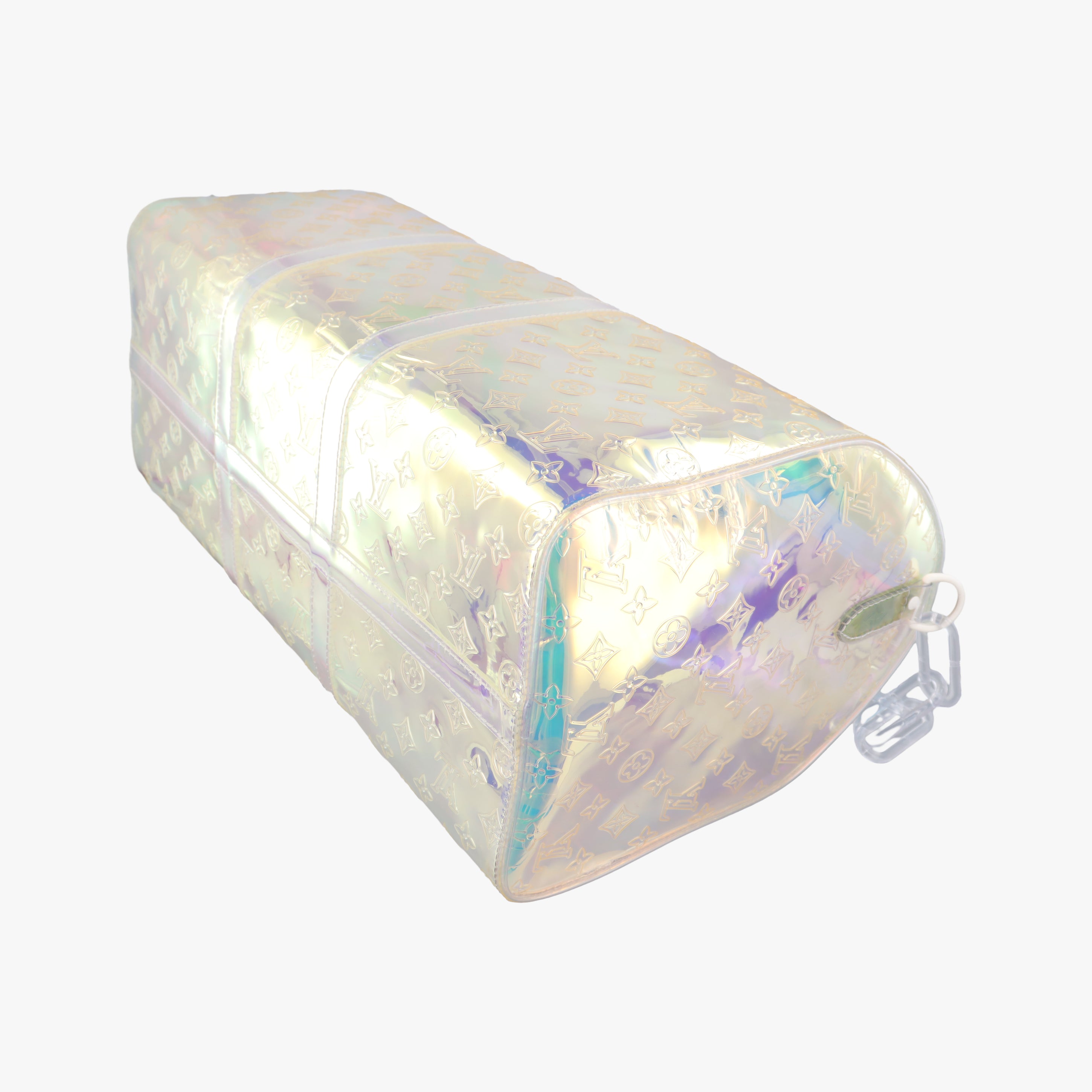 Pre-owned Louis Vuitton Keepall Bandouliere 50 aurora Monogram Prism M53271 shoulderbag | stylenewstar