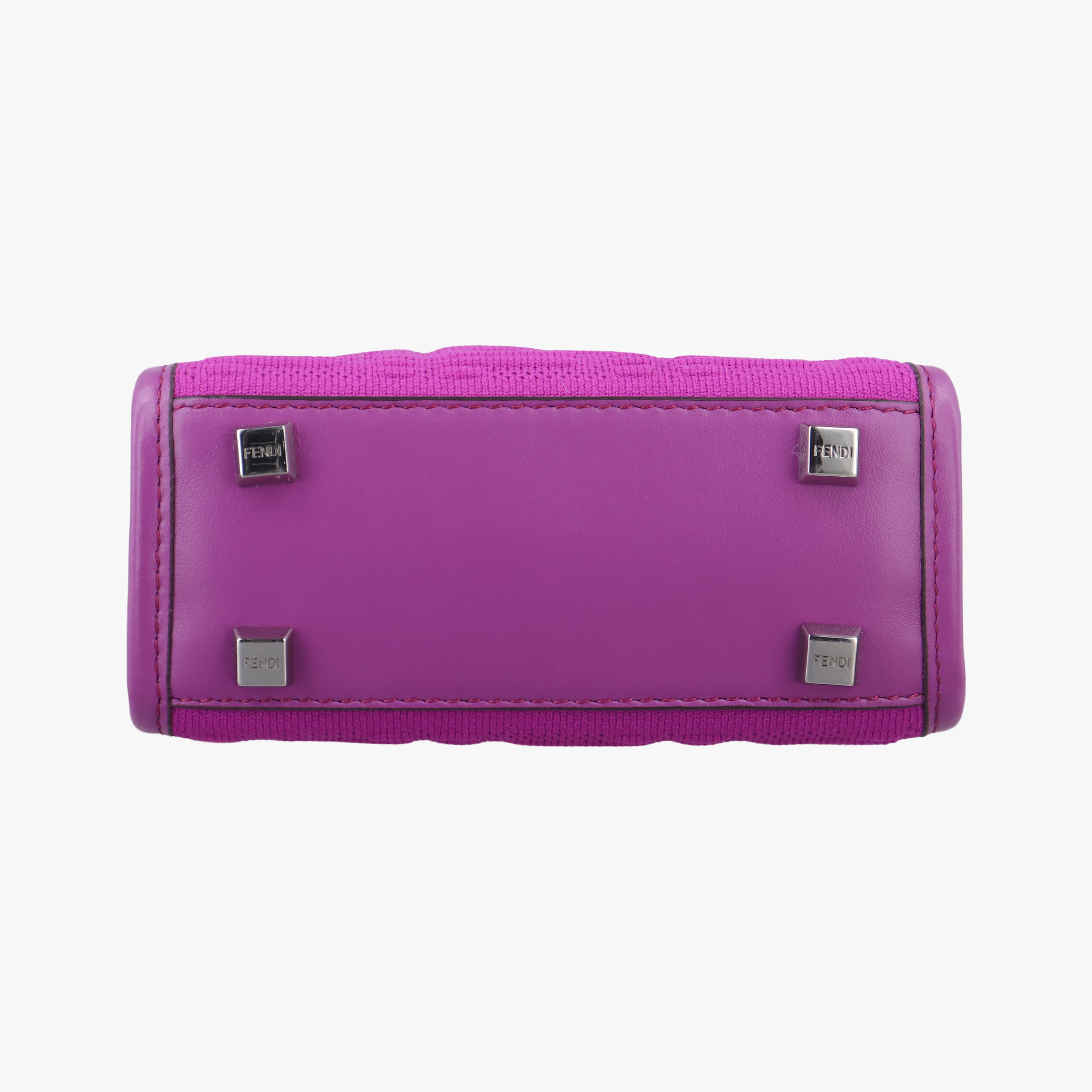 Pre-owned Fendi MINI SUNSHINE SHOPPER Purple fabric 8BS051 shoulderbag | stylenewstar