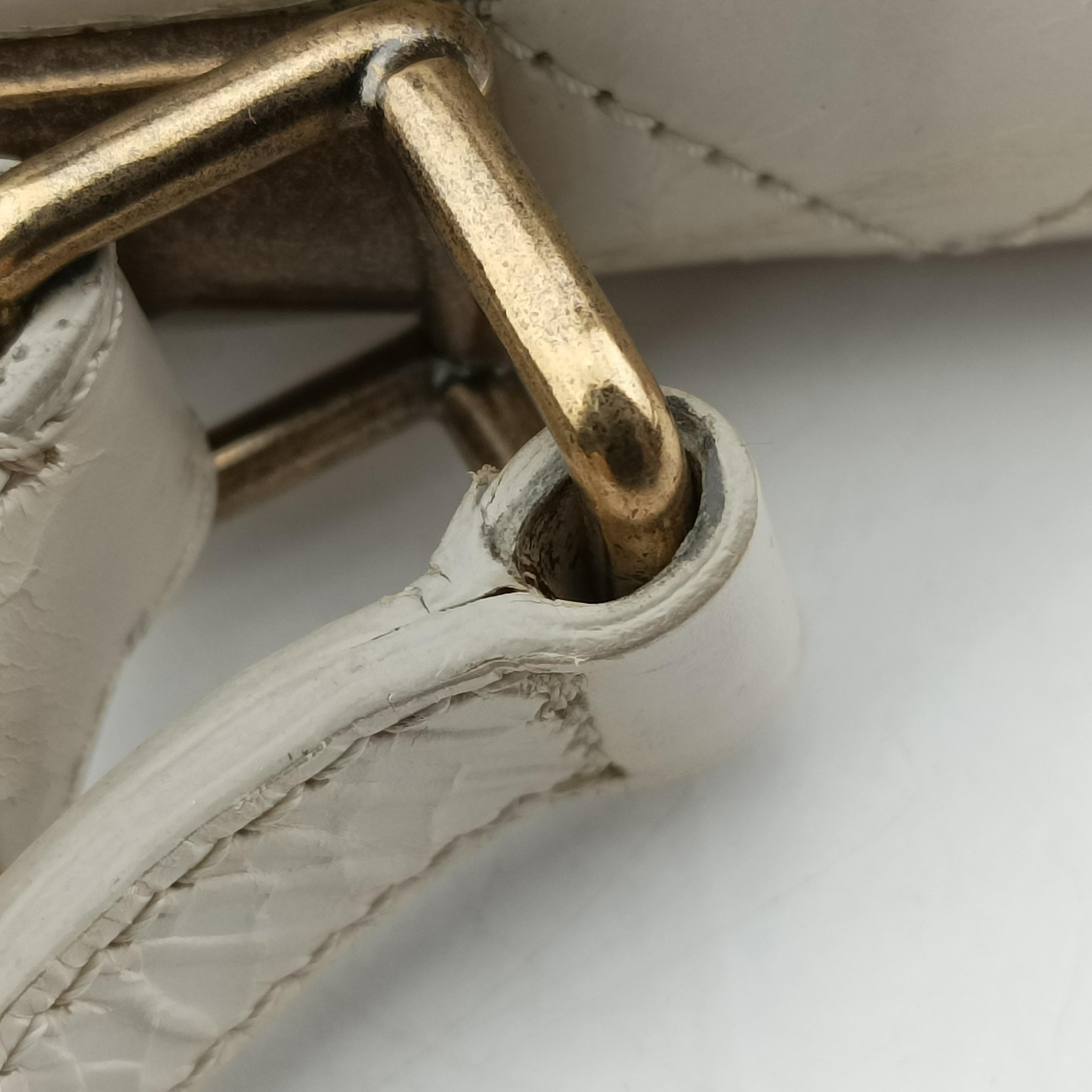 Pre-owned Chanel 2.55 Rita Matelasse White Leather A66816 shoulderbag | stylenewstar