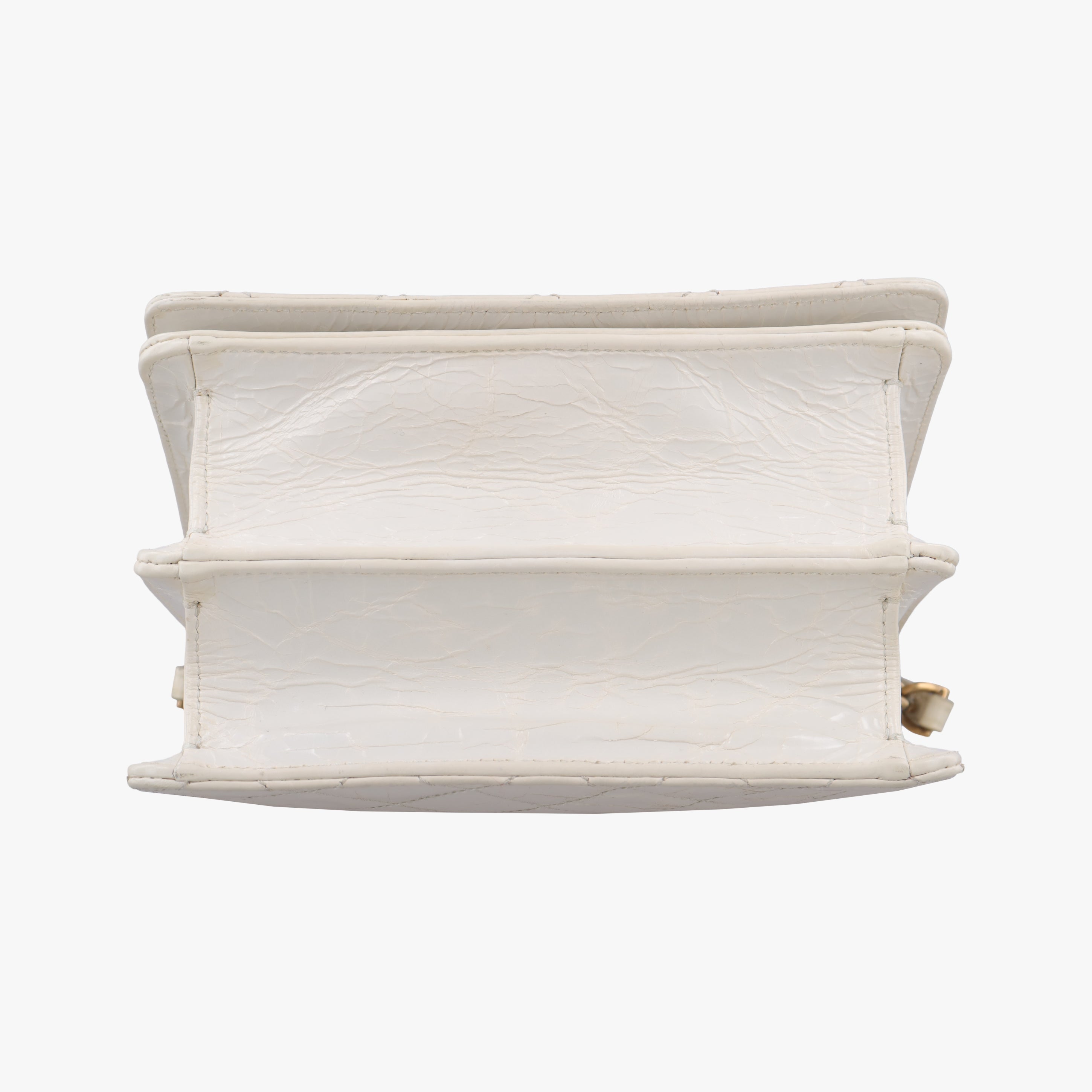Pre-owned Chanel 2.55 Rita Matelasse White Leather A66816 shoulderbag | stylenewstar