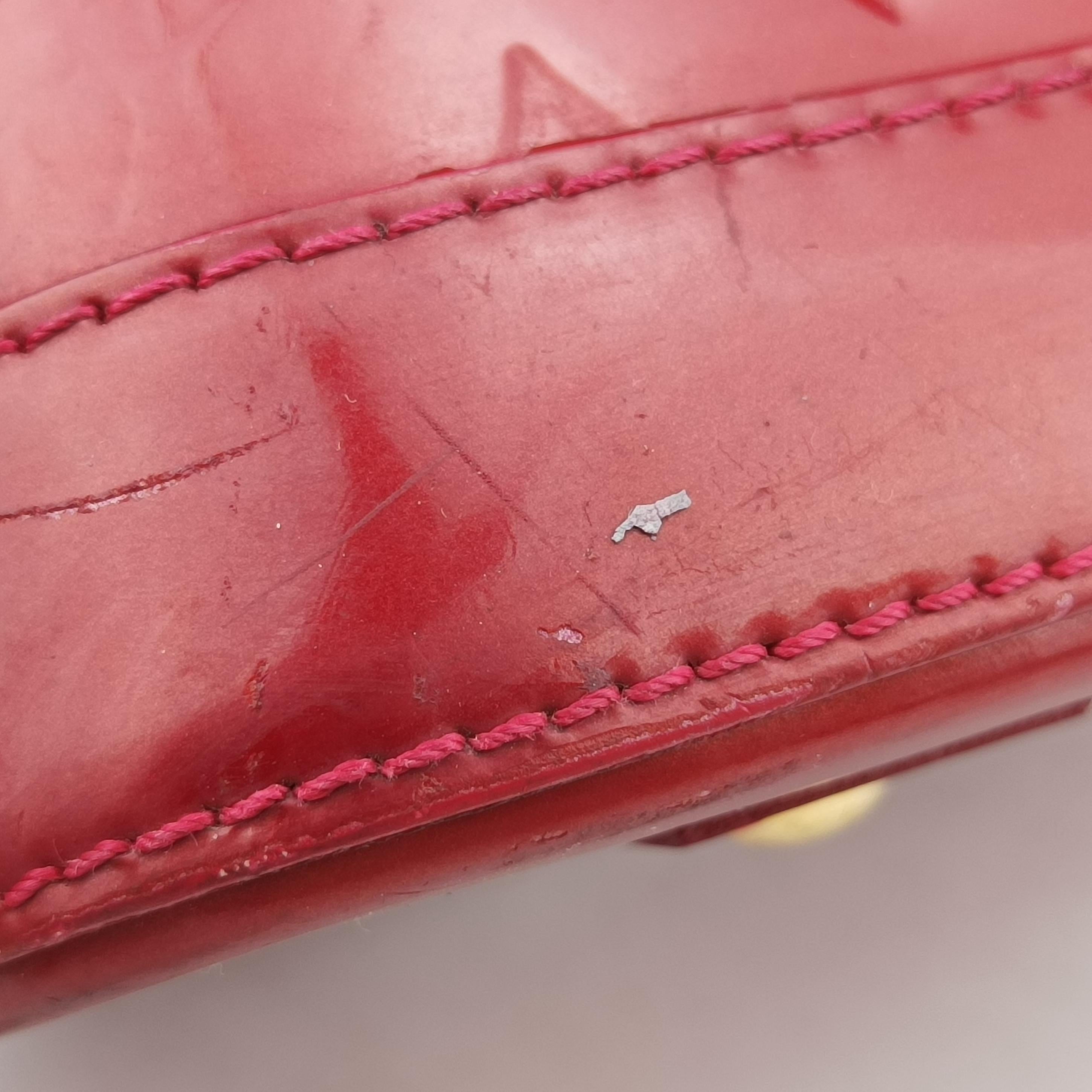 Vintage Louis Vuitton Alma BB CERISE Vernis M90174 shoulderbag | stylenewstar