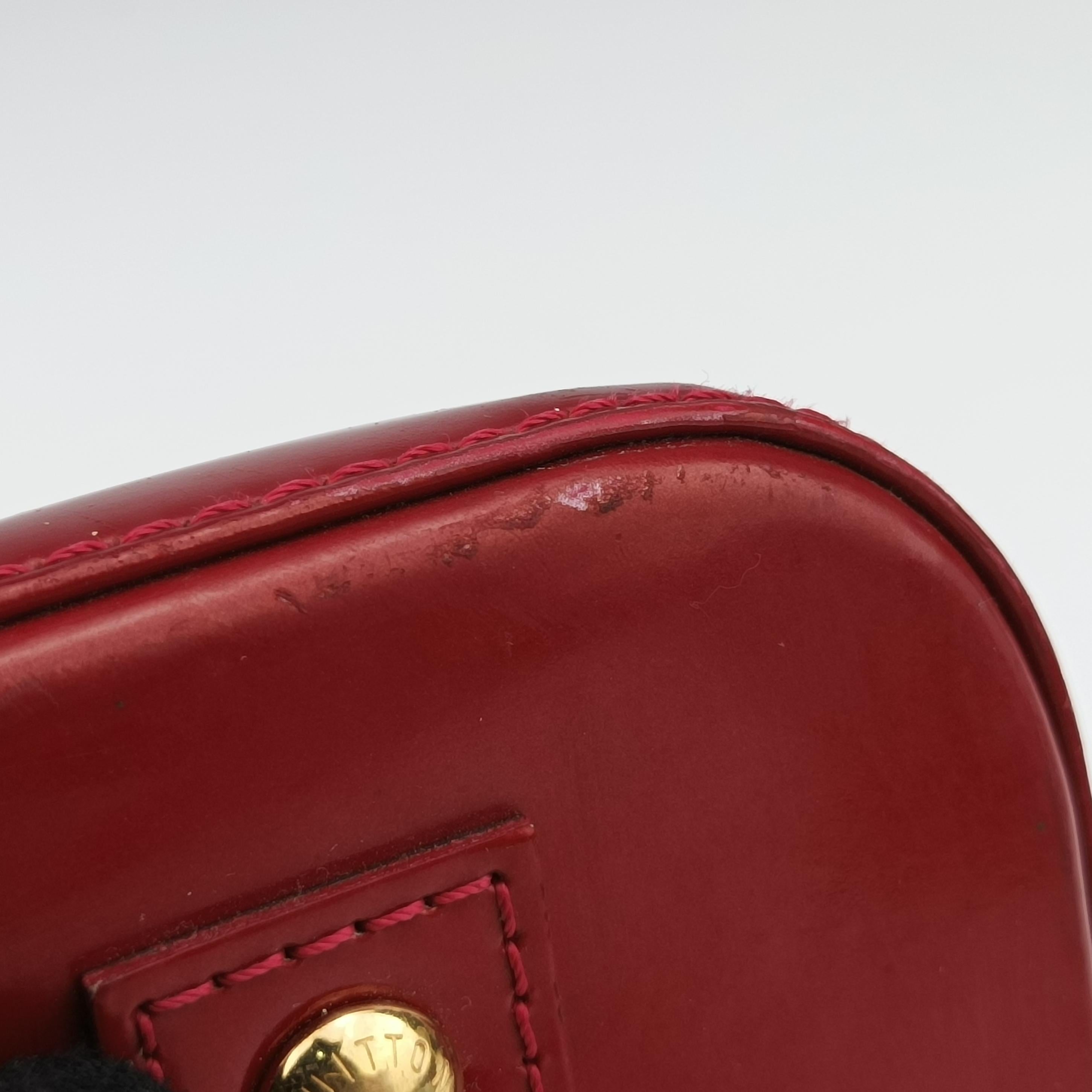 Vintage Louis Vuitton Alma BB CERISE Vernis M90174 shoulderbag | stylenewstar
