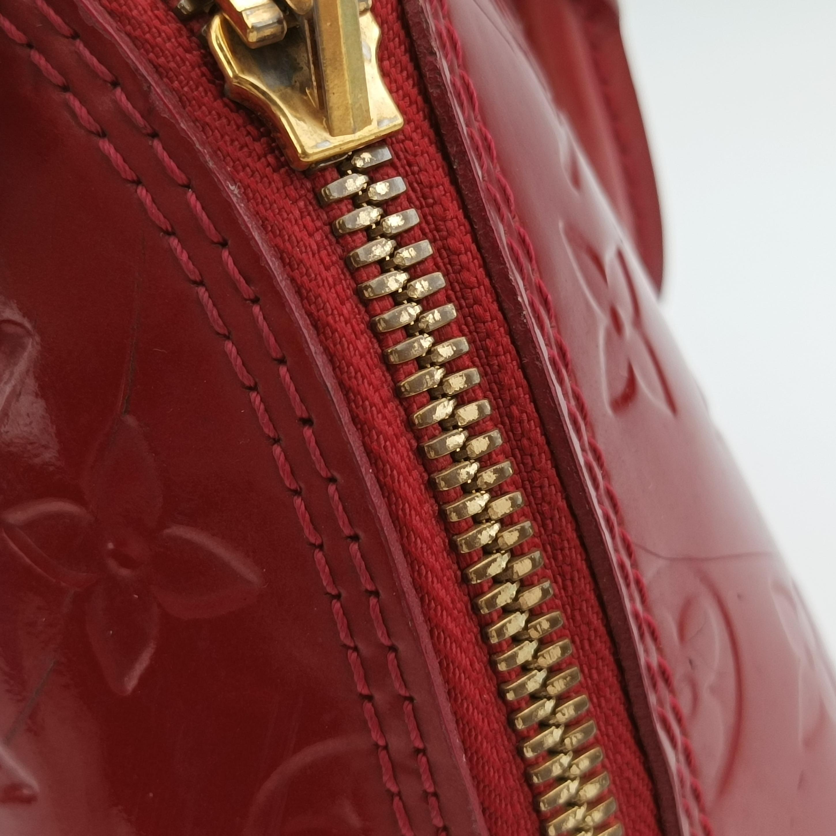Vintage Louis Vuitton Alma BB CERISE Vernis M90174 shoulderbag | stylenewstar