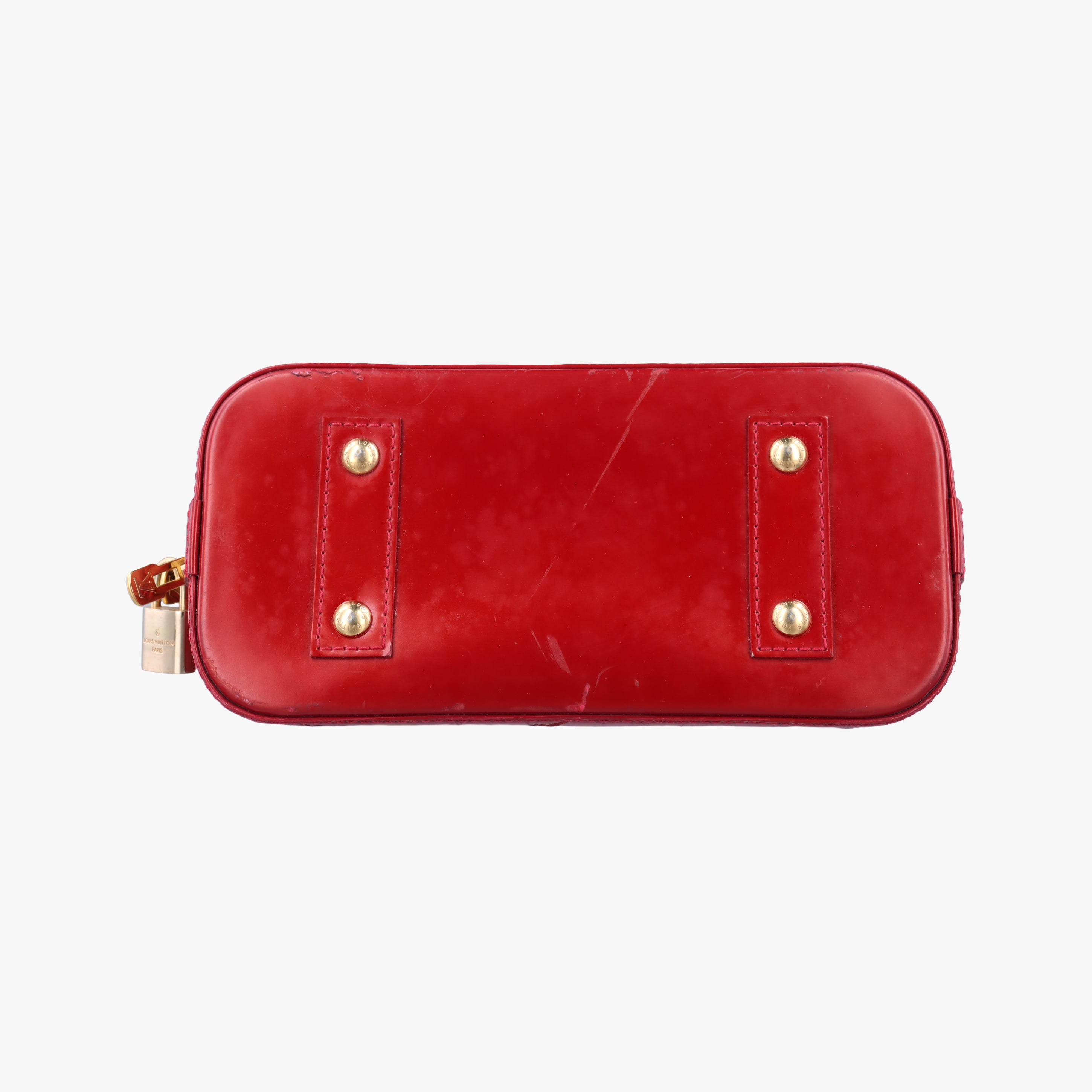 Vintage Louis Vuitton Alma BB CERISE Vernis M90174 shoulderbag | stylenewstar