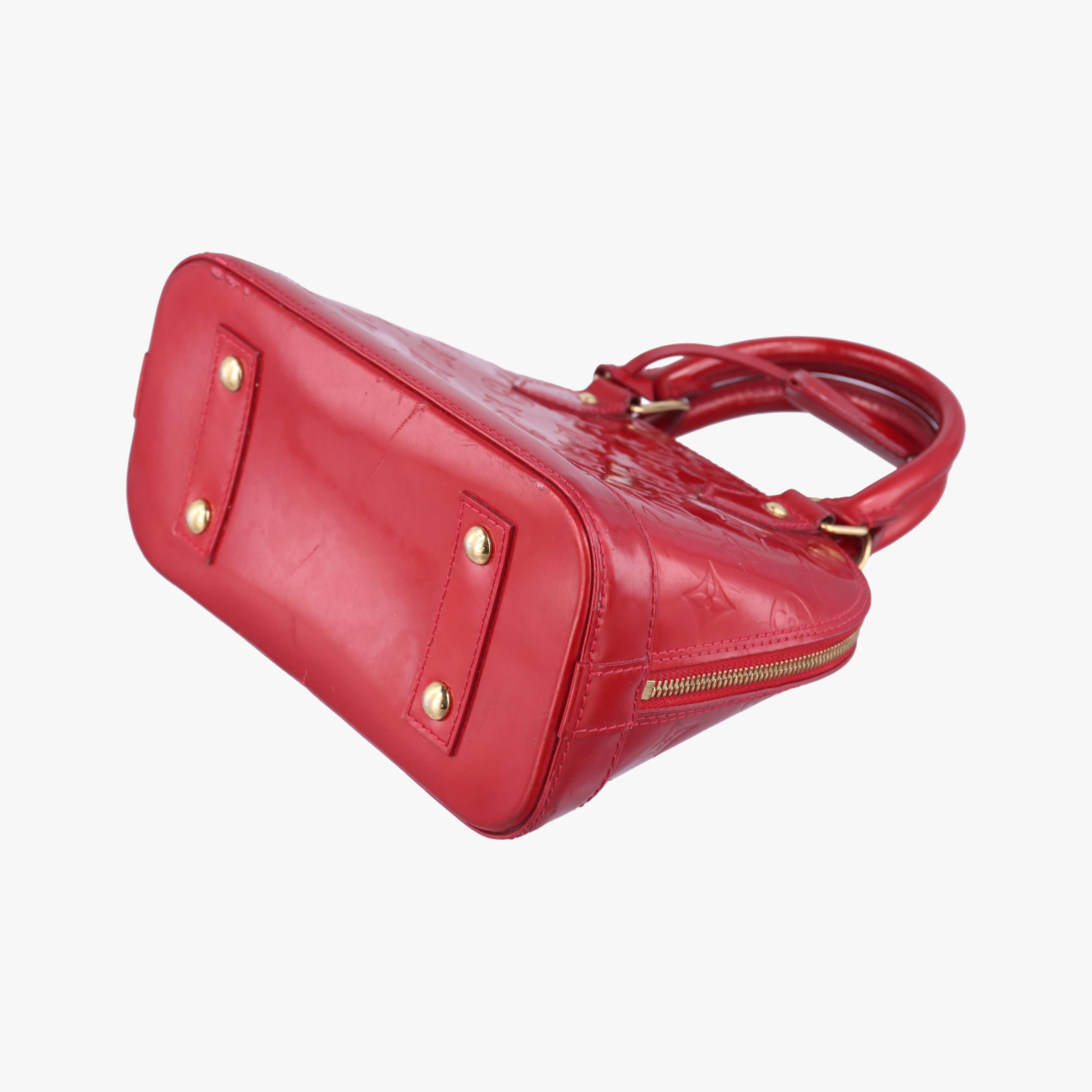 Vintage Louis Vuitton Alma BB CERISE Vernis M90174 shoulderbag | stylenewstar