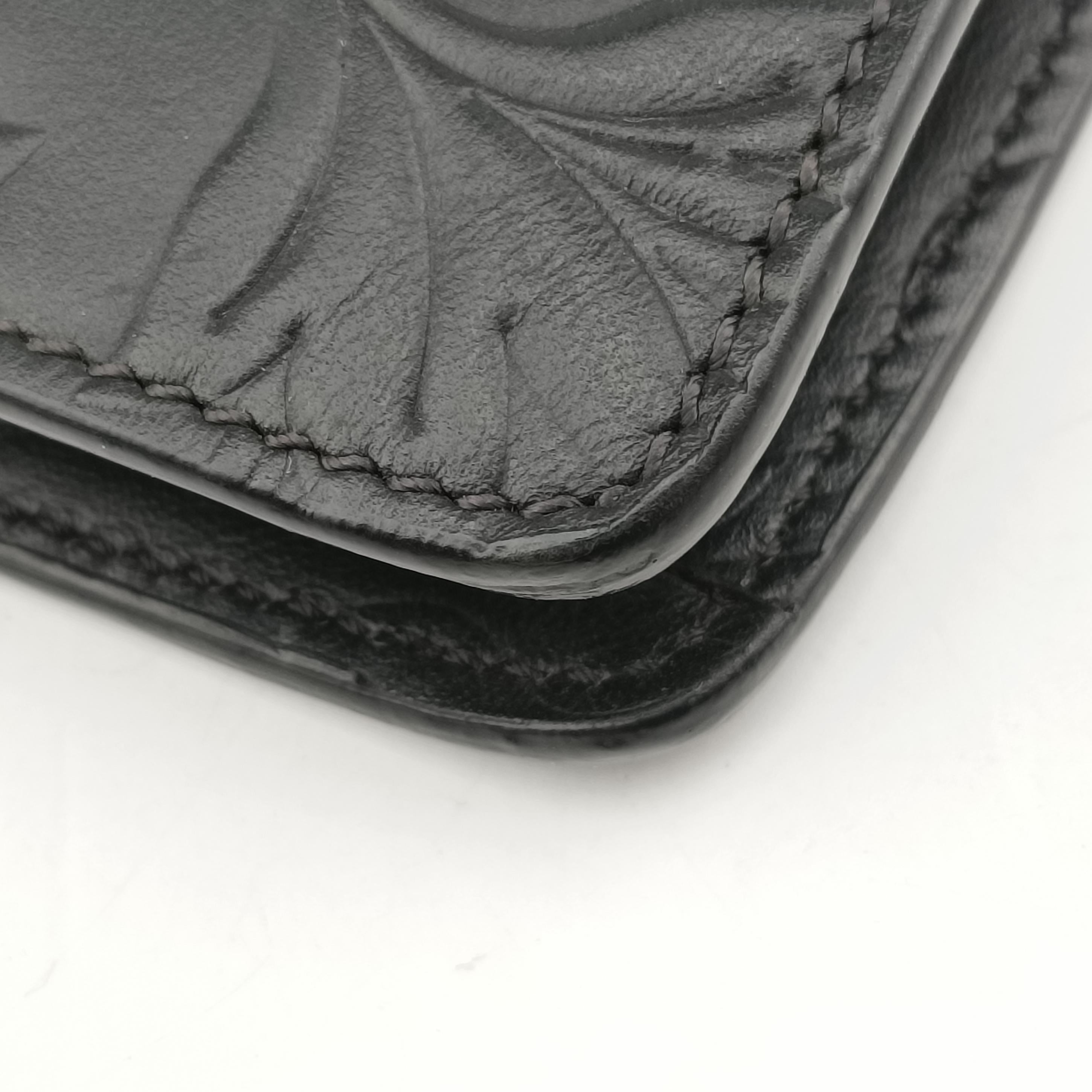 Secondhand VERSACE La Medusa Black Leather  clutchbag | stylenewstar