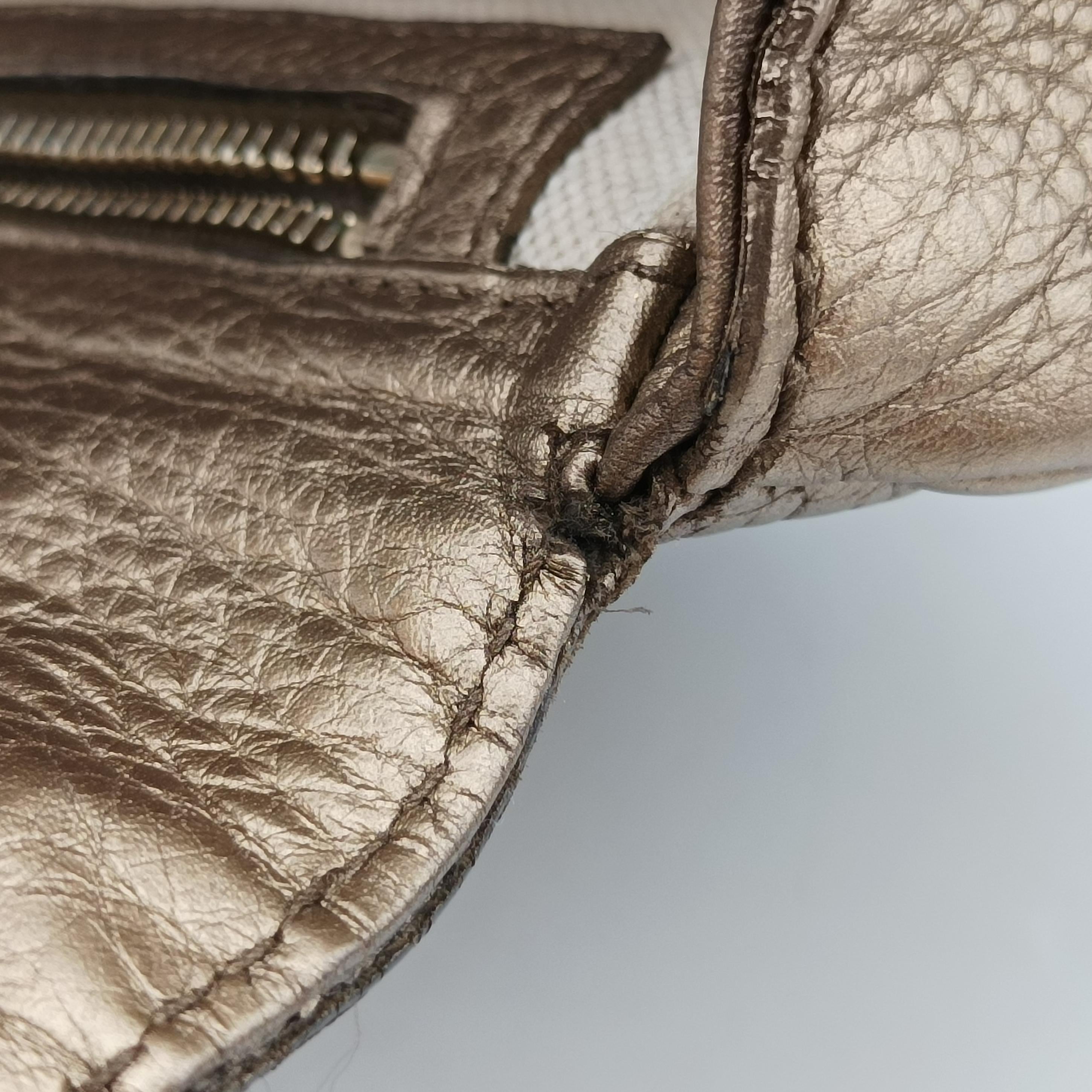 Secondhand Gucci New Bamboo Gold Leather 254884 shoulderbag | stylenewstar