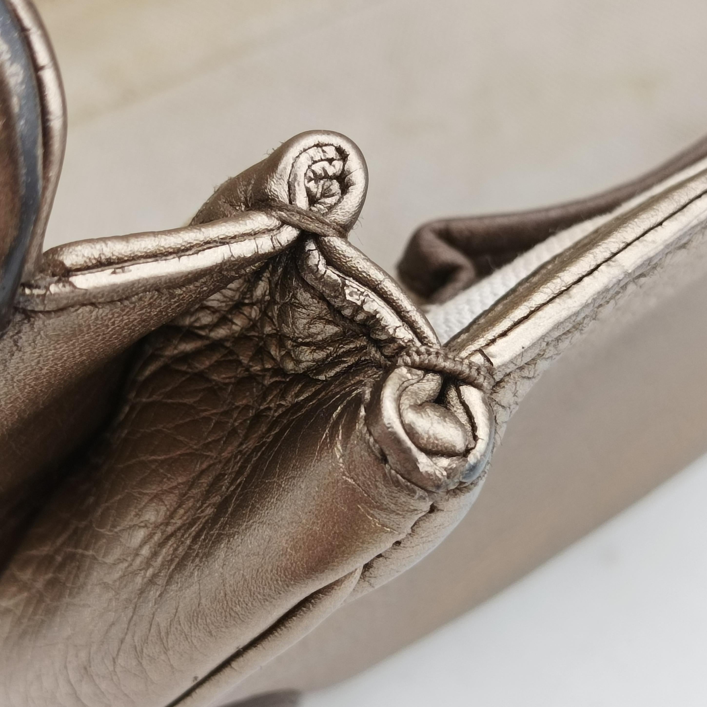 Secondhand Gucci New Bamboo Gold Leather 254884 shoulderbag | stylenewstar