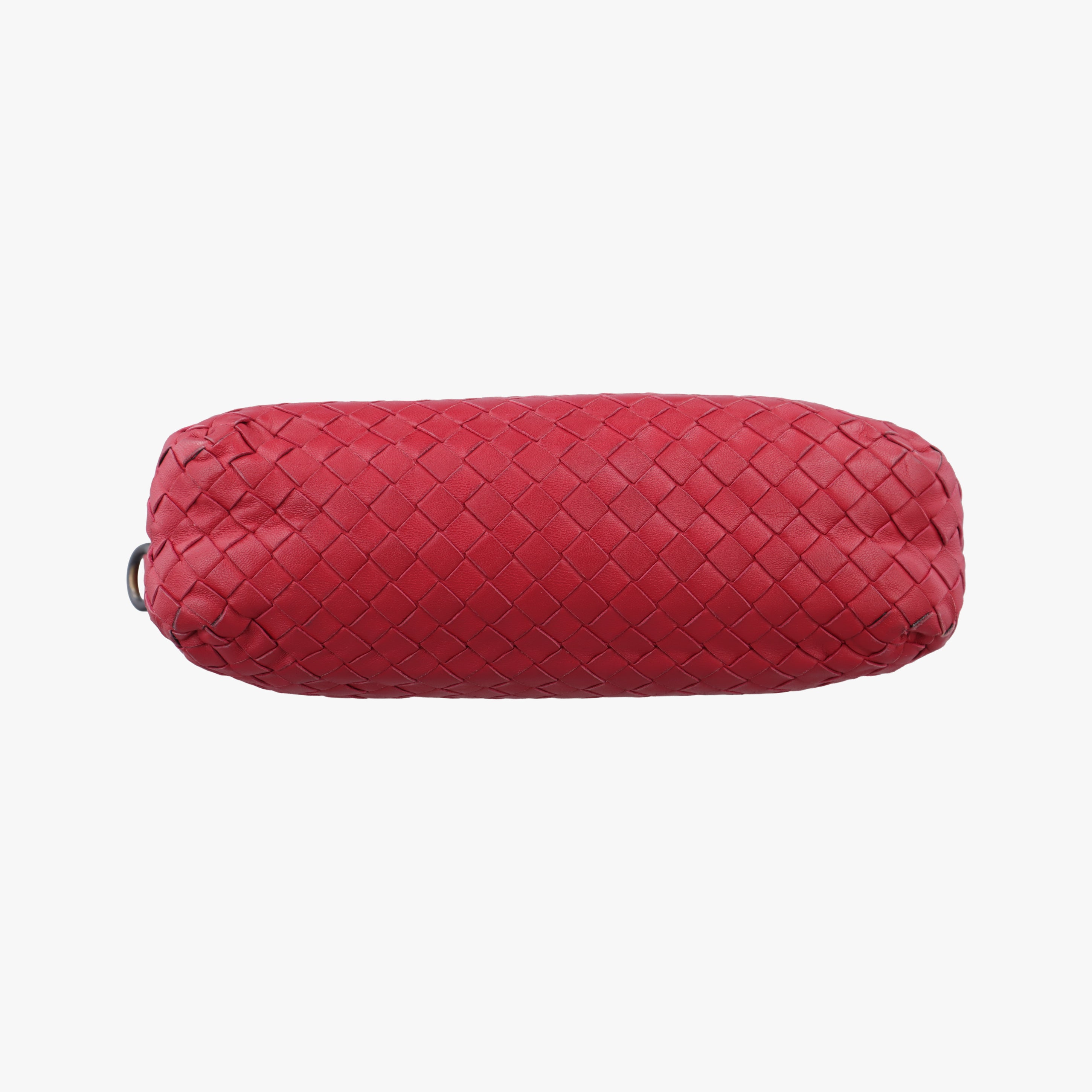 Secondhand Bottega Veneta NODINI Intrecciato Red lambskin  shoulderbag | stylenewstar