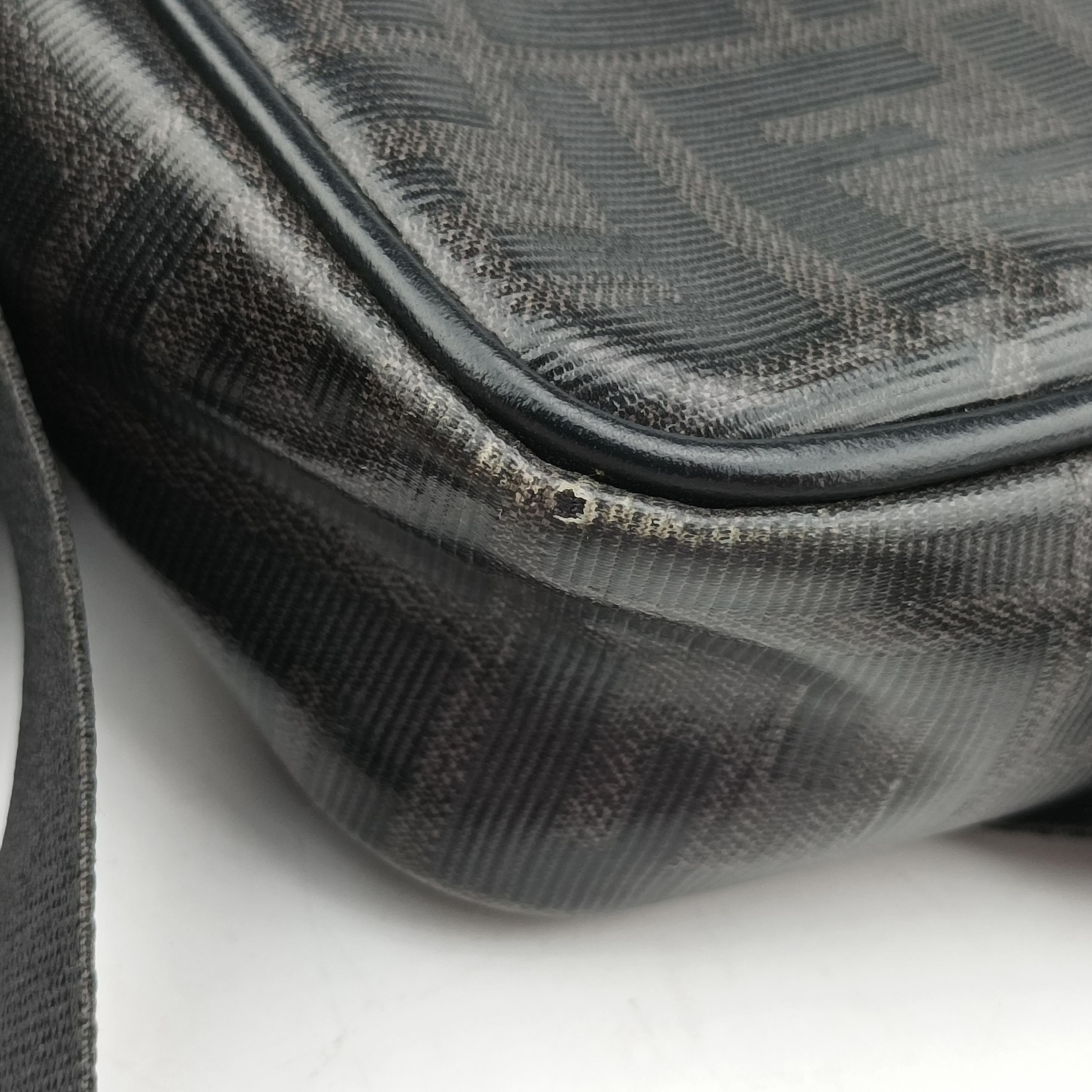 Vintage Fendi Zucca pattern small Black PVC Coated Canvas 7VA456 shoulderbag | stylenewstar