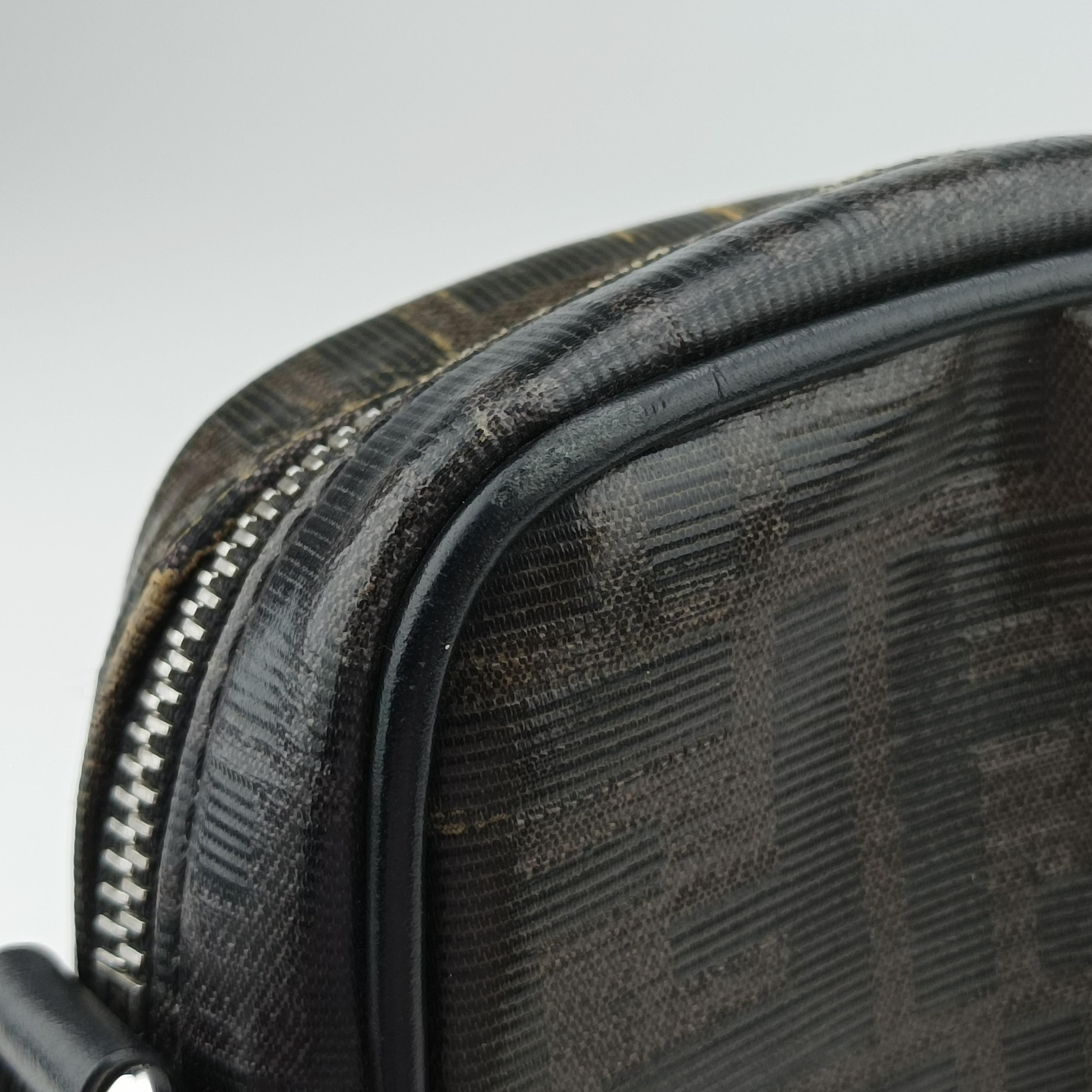 Vintage Fendi Zucca pattern small Black PVC Coated Canvas 7VA456 shoulderbag | stylenewstar